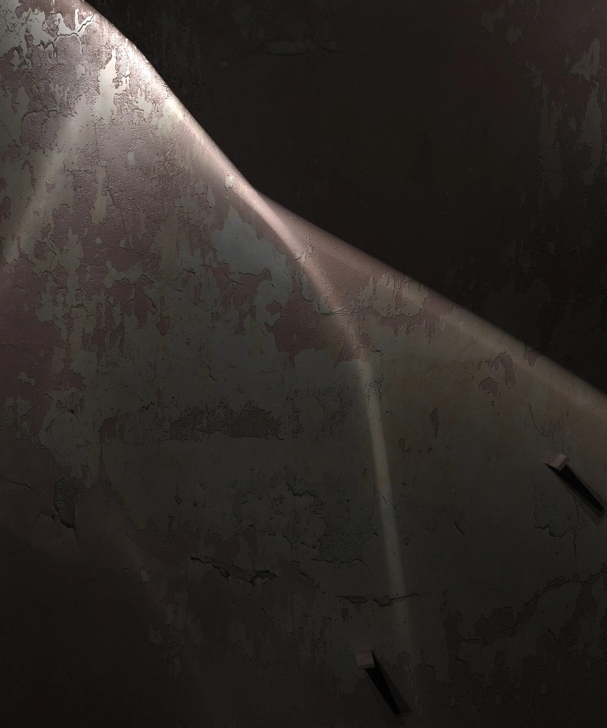 This artwork, generated through 3D software, represents a meticulous experimentation with the bending and deforming of light, the light deformed by a transparent object, and the emotional effects it provides. For this artwork, I reduced objects and volumes to the minimum possible, and let the light to be protagonist. Light is distorted, refracted and bent, and this deformed version of light interacts with the space around revealing it and some sense also deforming it.

NFT resolution: 2000 x 2400 pixels
Signed physical print: 100 x 120 cm (39,3 x 47,2 inch). Claimable by the NFT holder. Contact the artist for more information.