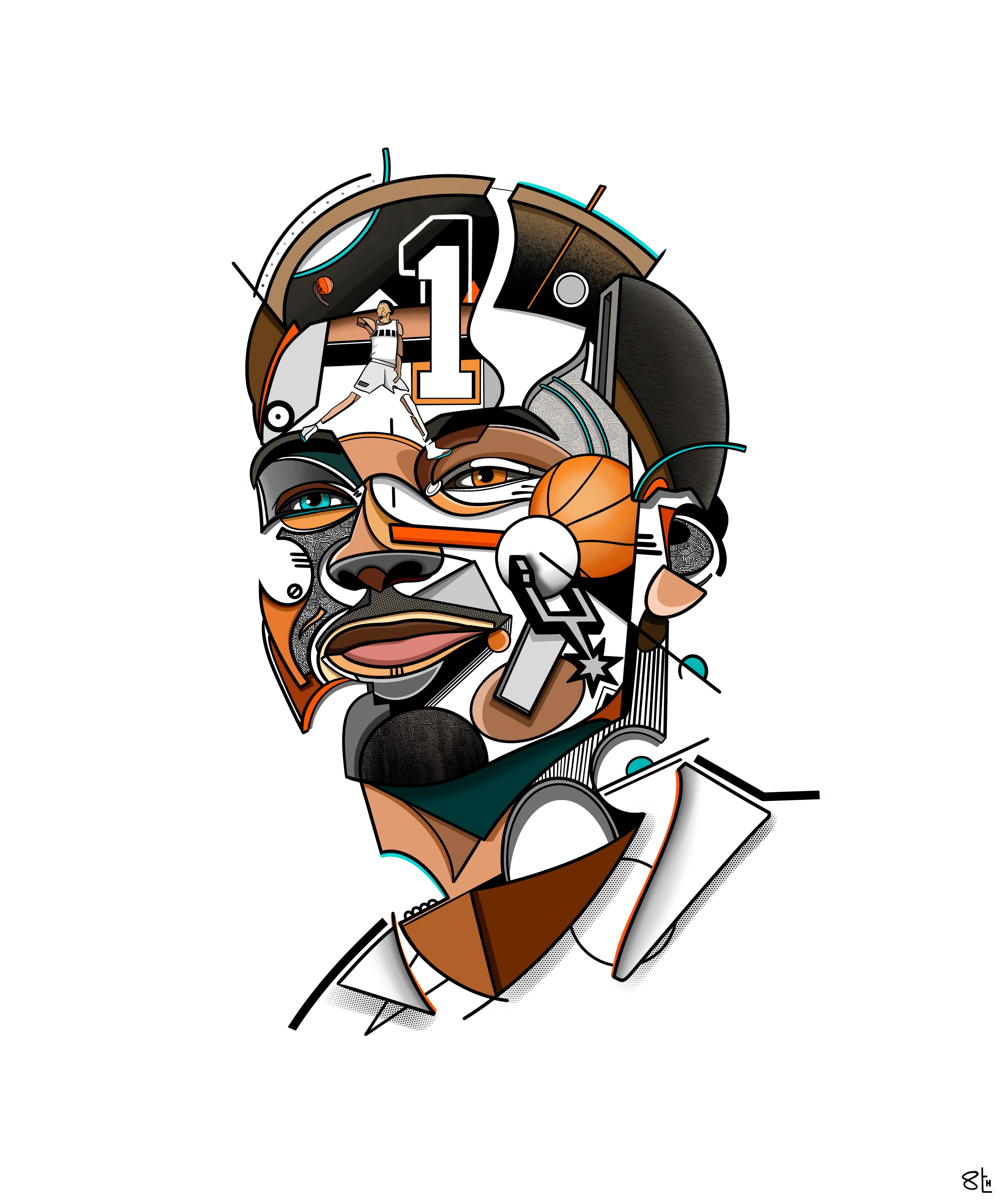 Geo portrait of Victor Wembanyam
