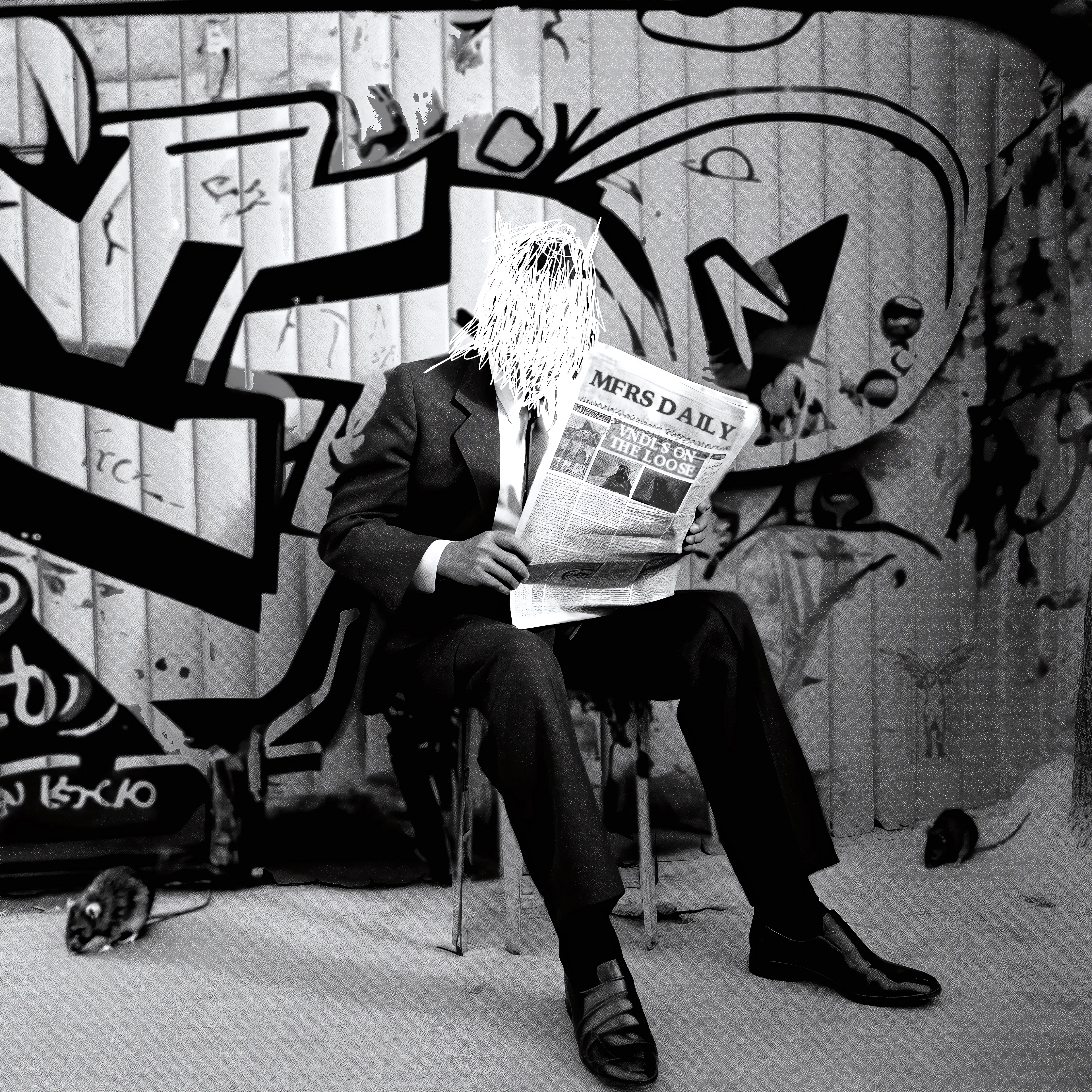 1/5  
Initial post image for my "Smash the Rich" part of the Enter the VNDLS group drop. 
Main piece: 
https://makersplace.com/product/smash-the-rich-1-of-1-479954/