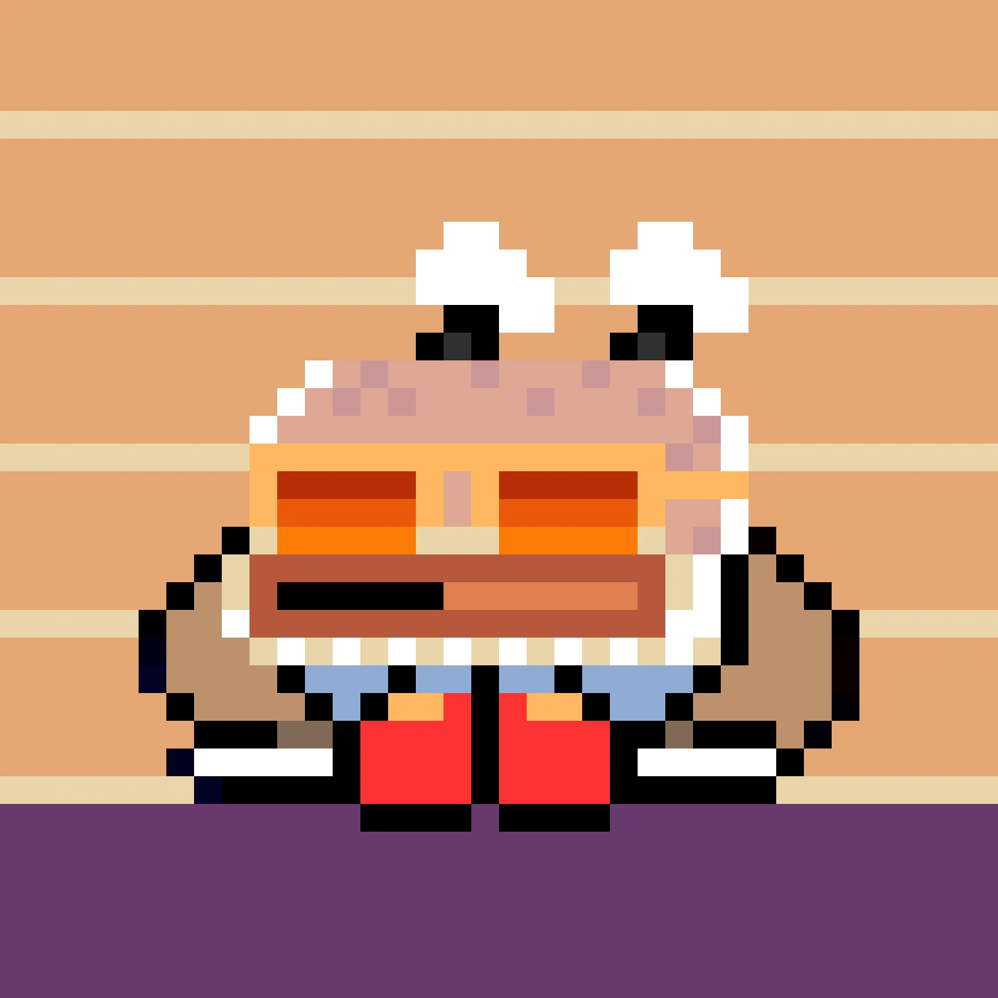 The Jims are a collection of 2048 small amphibious Jim Simons, trying to escape the tyrannical rule of the Evil Value Investor Gremplin. A FingerprintsDAO drop created by DAO member Gremplin, with a small bit of help from his friends. 

This project is in the public domain, CC0. Feel free to use Jims in any way you want.
