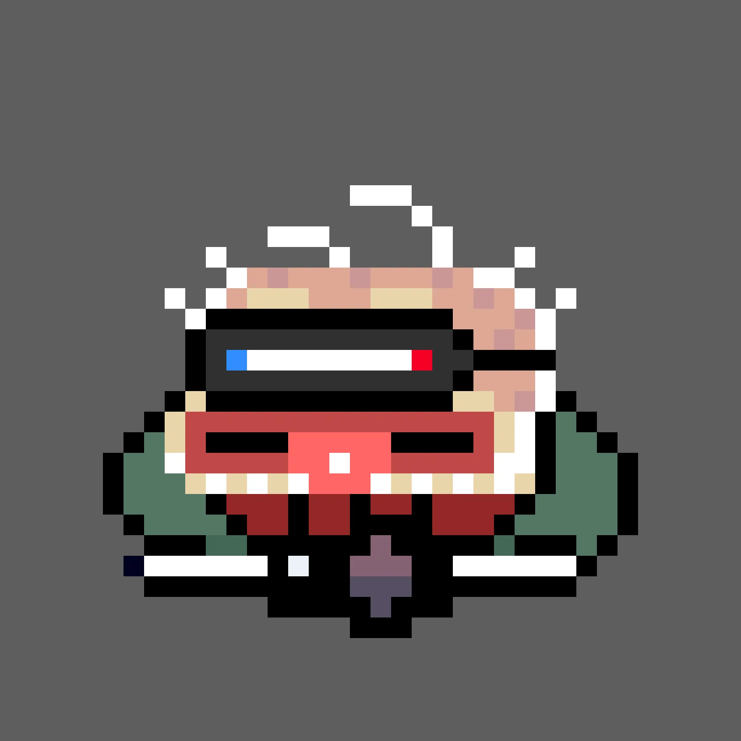 The Jims are a collection of 2048 small amphibious Jim Simons, trying to escape the tyrannical rule of the Evil Value Investor Gremplin. A FingerprintsDAO drop created by DAO member Gremplin, with a small bit of help from his friends. 

This project is in the public domain, CC0. Feel free to use Jims in any way you want.