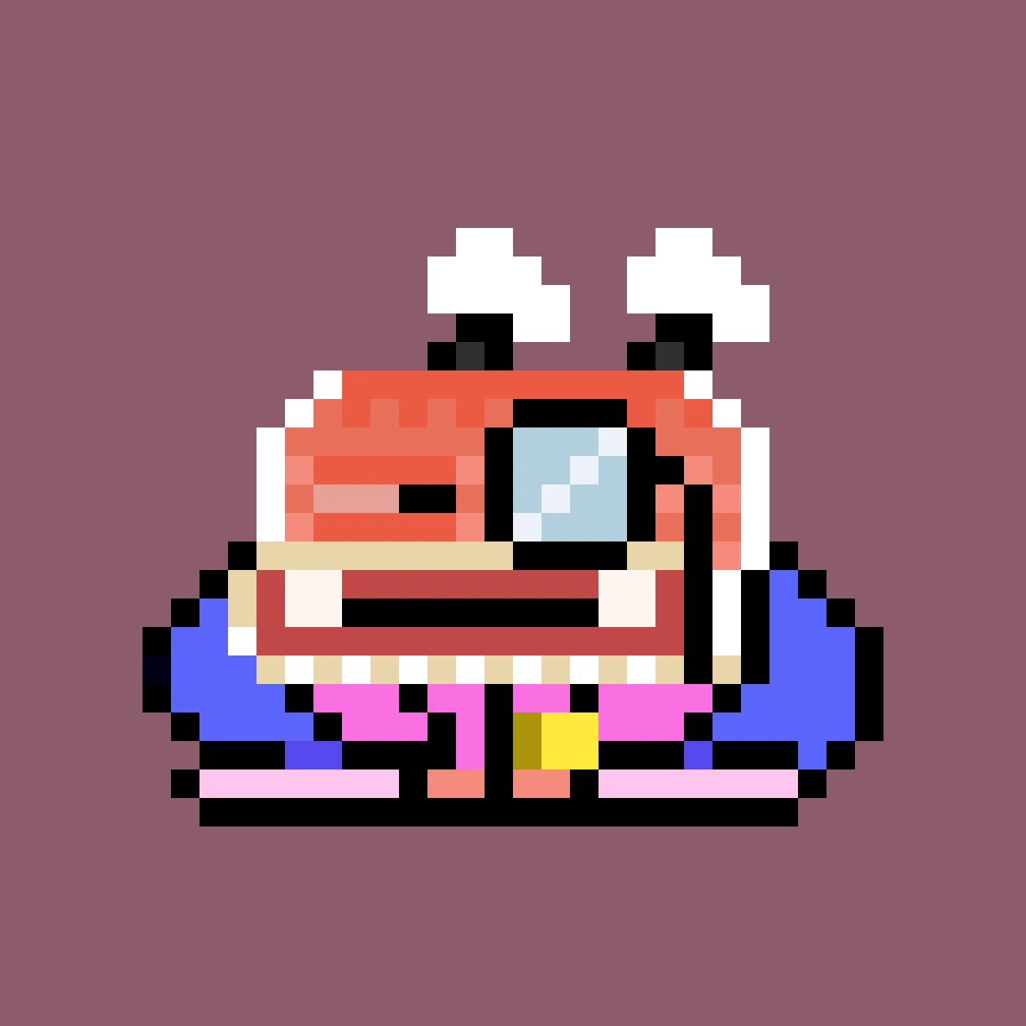 The Jims are a collection of 2048 small amphibious Jim Simons, trying to escape the tyrannical rule of the Evil Value Investor Gremplin. A FingerprintsDAO drop created by DAO member Gremplin, with a small bit of help from his friends. 

This project is in the public domain, CC0. Feel free to use Jims in any way you want.