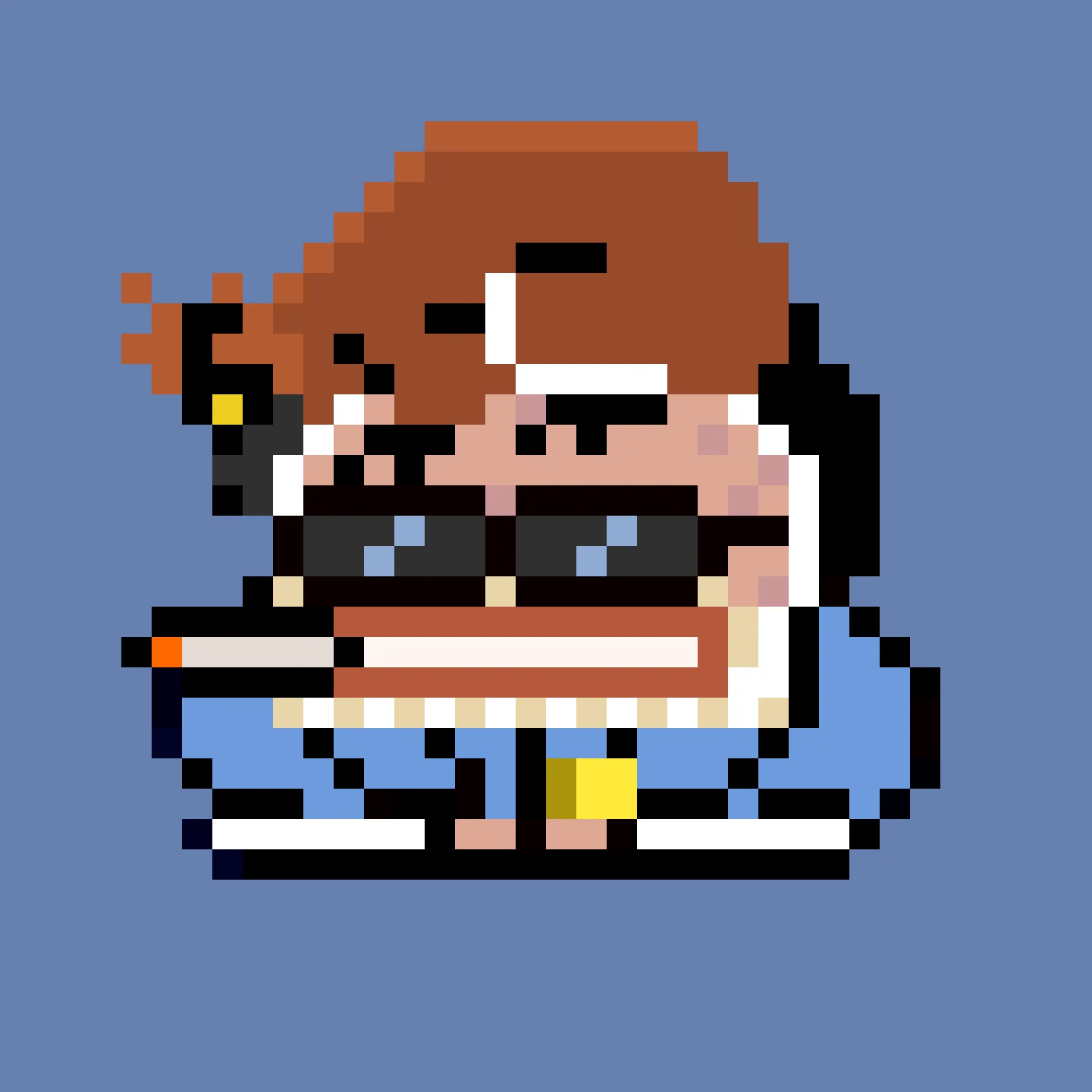 The Jims are a collection of 2048 small amphibious Jim Simons, trying to escape the tyrannical rule of the Evil Value Investor Gremplin. A FingerprintsDAO drop created by DAO member Gremplin, with a small bit of help from his friends. 

This project is in the public domain, CC0. Feel free to use Jims in any way you want.