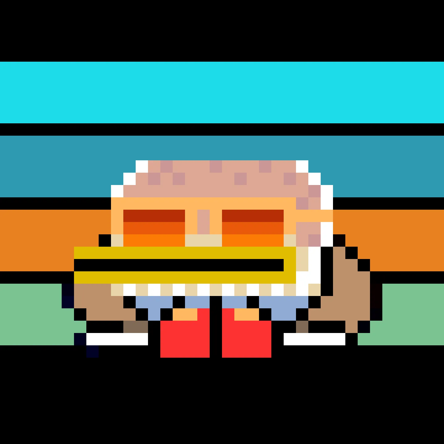 The Jims are a collection of 2048 small amphibious Jim Simons, trying to escape the tyrannical rule of the Evil Value Investor Gremplin. A FingerprintsDAO drop created by DAO member Gremplin, with a small bit of help from his friends. 

This project is in the public domain, CC0. Feel free to use Jims in any way you want.