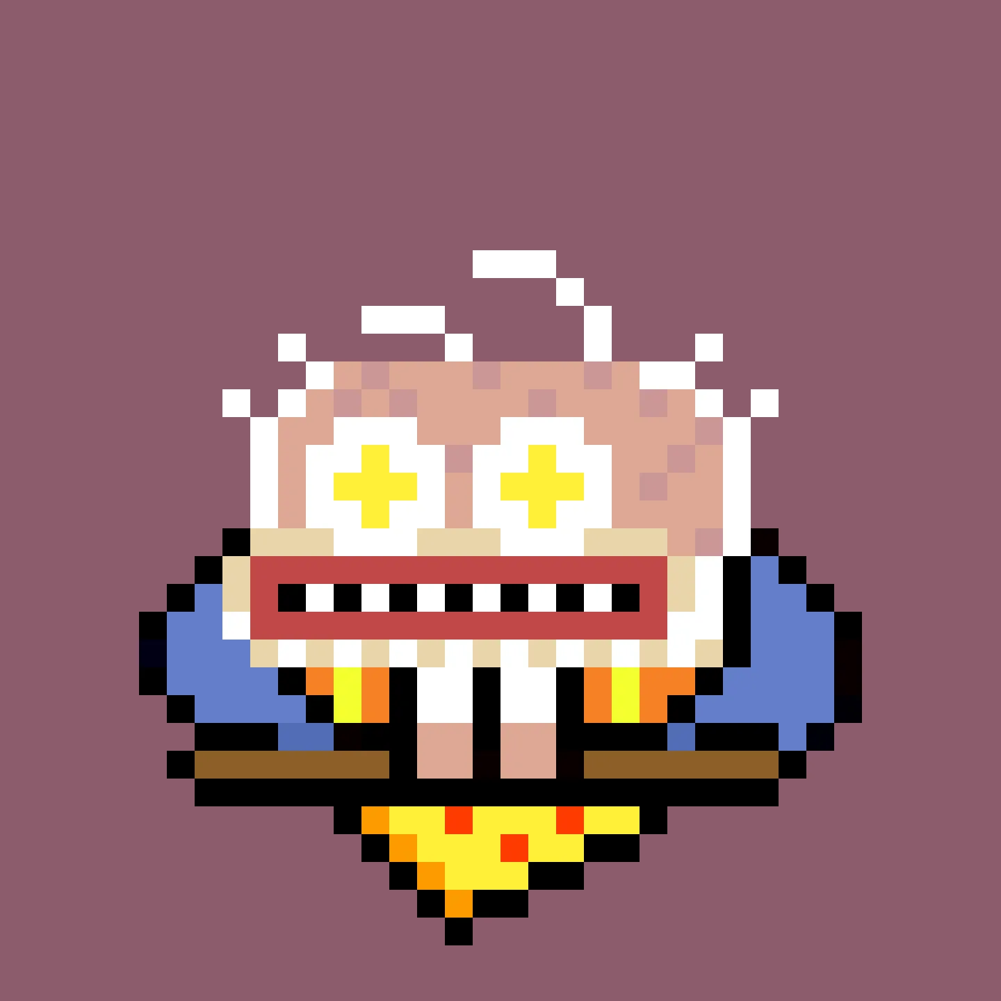 The Jims are a collection of 2048 small amphibious Jim Simons, trying to escape the tyrannical rule of the Evil Value Investor Gremplin. A FingerprintsDAO drop created by DAO member Gremplin, with a small bit of help from his friends. 

This project is in the public domain, CC0. Feel free to use Jims in any way you want.