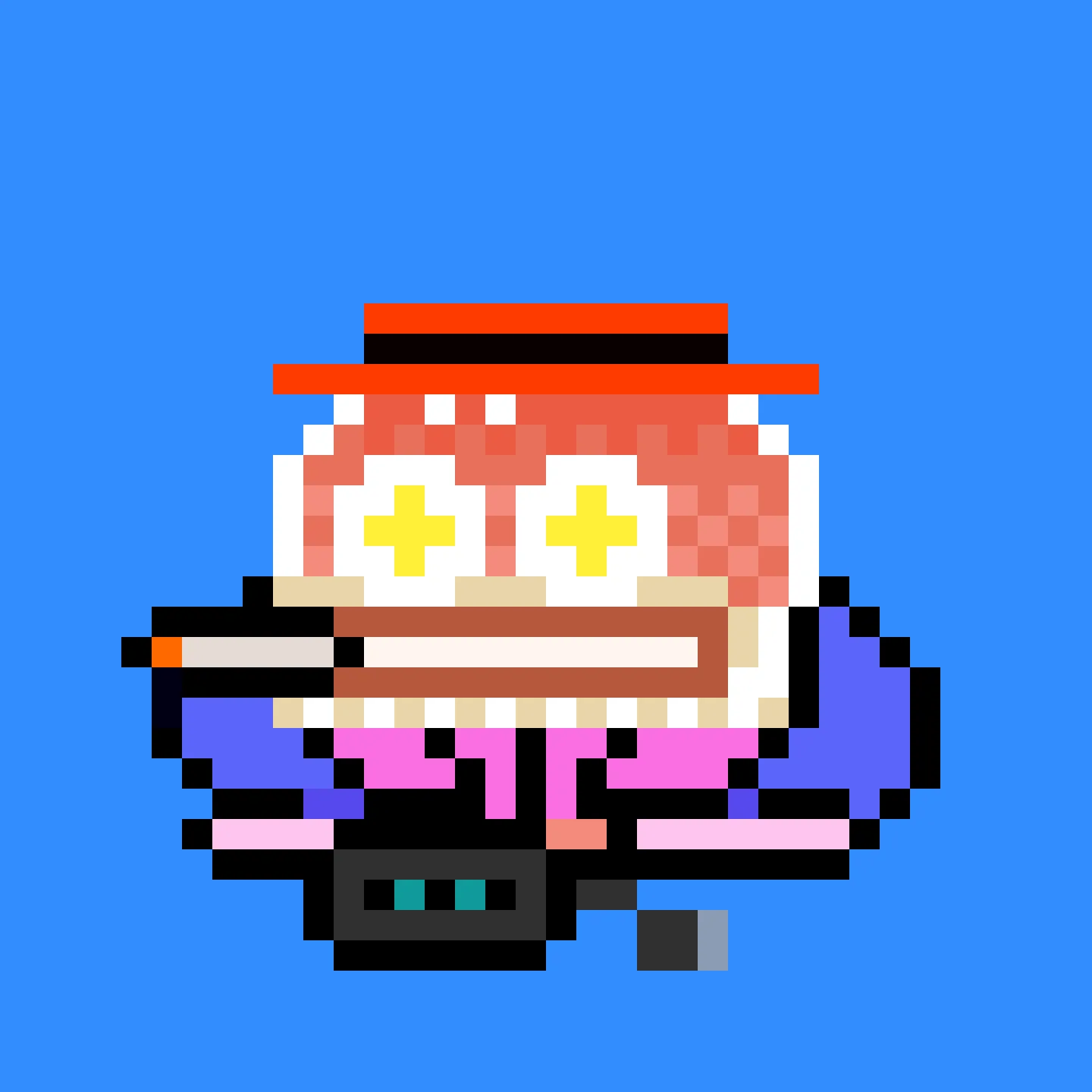 The Jims are a collection of 2048 small amphibious Jim Simons, trying to escape the tyrannical rule of the Evil Value Investor Gremplin. A FingerprintsDAO drop created by DAO member Gremplin, with a small bit of help from his friends. 

This project is in the public domain, CC0. Feel free to use Jims in any way you want.
