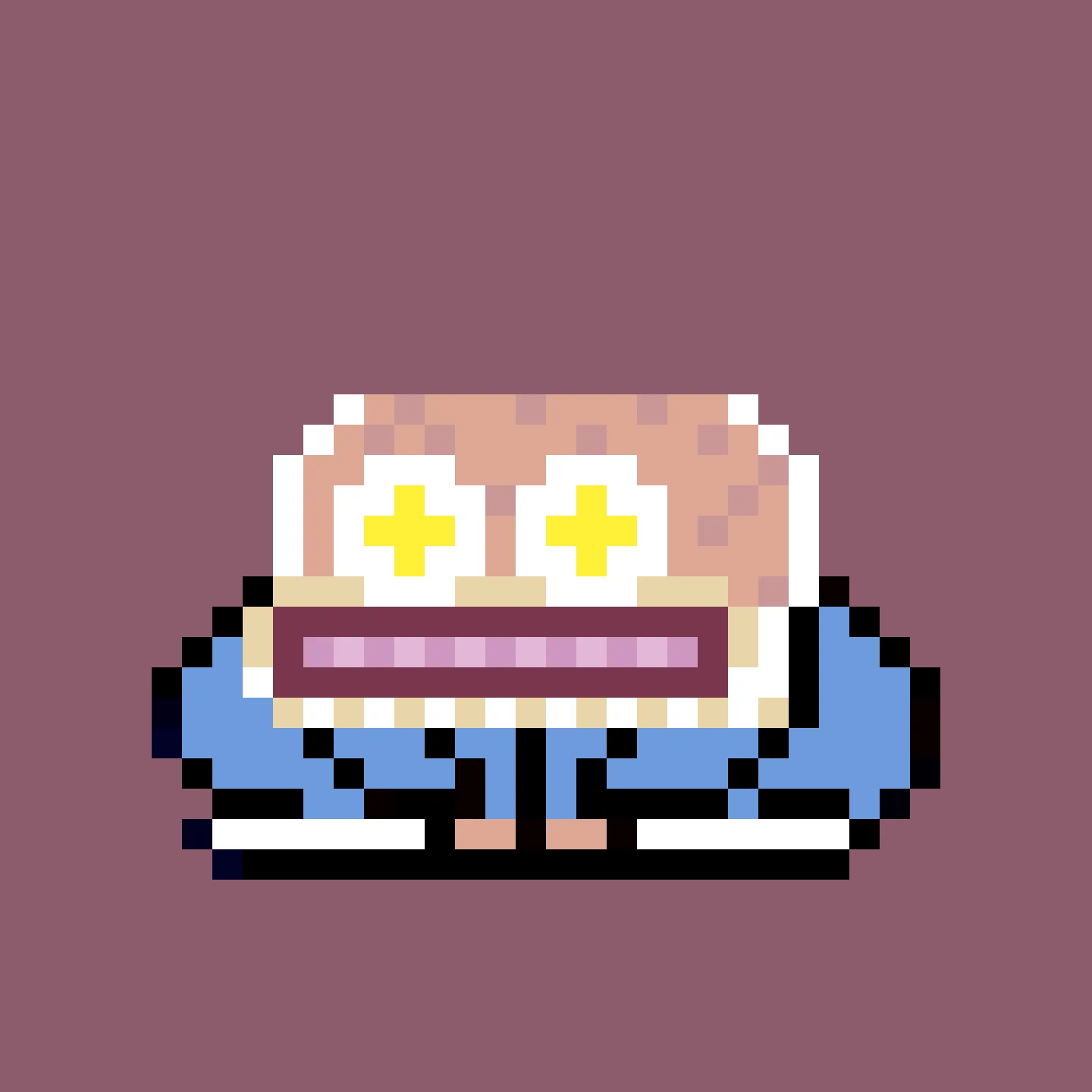 The Jims are a collection of 2048 small amphibious Jim Simons, trying to escape the tyrannical rule of the Evil Value Investor Gremplin. A FingerprintsDAO drop created by DAO member Gremplin, with a small bit of help from his friends. 

This project is in the public domain, CC0. Feel free to use Jims in any way you want.