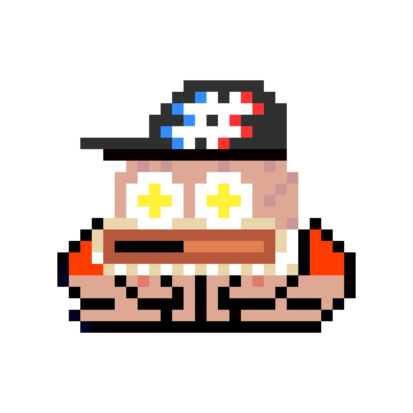 The Jims are a collection of 2048 small amphibious Jim Simons, trying to escape the tyrannical rule of the Evil Value Investor Gremplin. A FingerprintsDAO drop created by DAO member Gremplin, with a small bit of help from his friends. 

This project is in the public domain, CC0. Feel free to use Jims in any way you want.