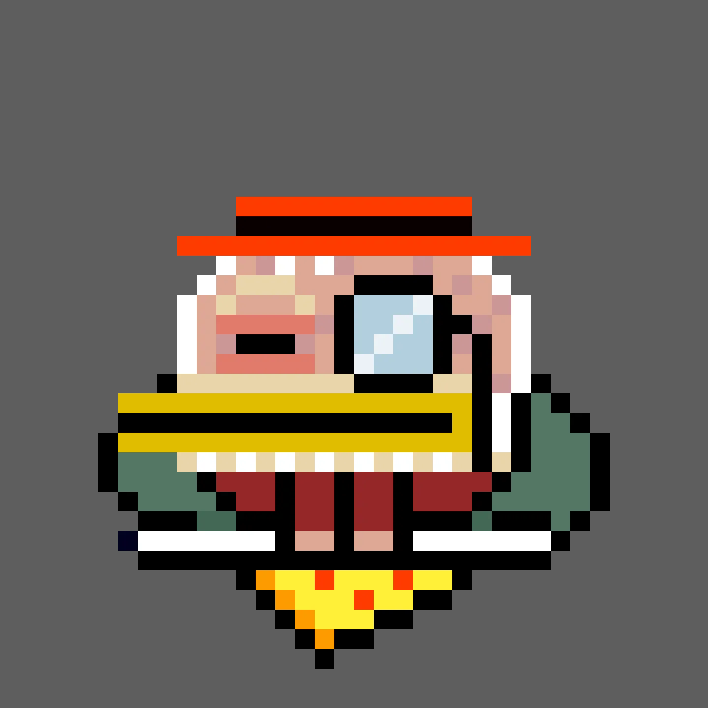 The Jims are a collection of 2048 small amphibious Jim Simons, trying to escape the tyrannical rule of the Evil Value Investor Gremplin. A FingerprintsDAO drop created by DAO member Gremplin, with a small bit of help from his friends. 

This project is in the public domain, CC0. Feel free to use Jims in any way you want.