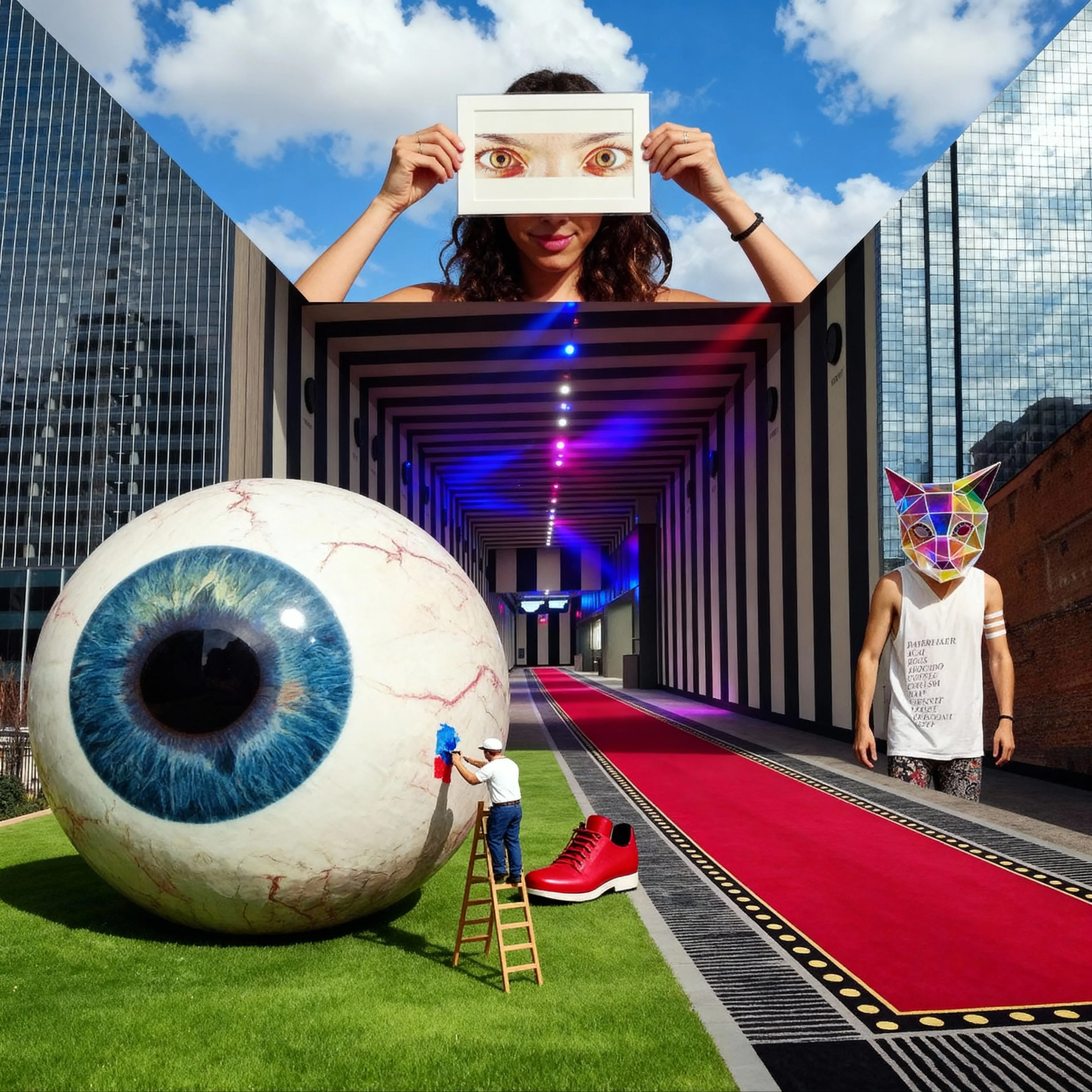 In the famous words of Diana Vreeland, both literally and figuratively. Los Angeles, Dallas, Las Vegas, Miami. Memories real and re-dreamed using Ai.