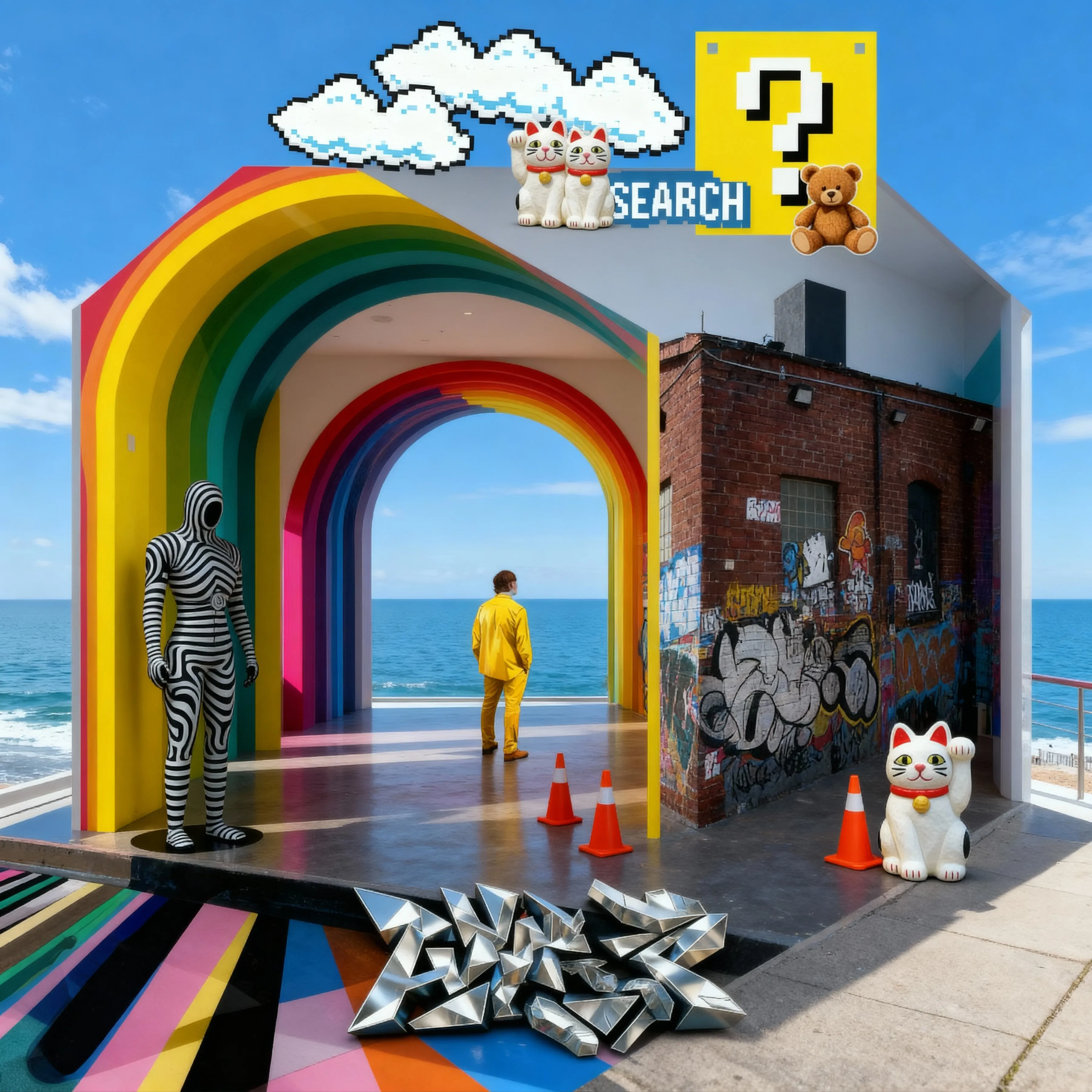 The closest I've come to that so far is, art, ocean, street art, and walking around Brooklyn on a sunny day in September.