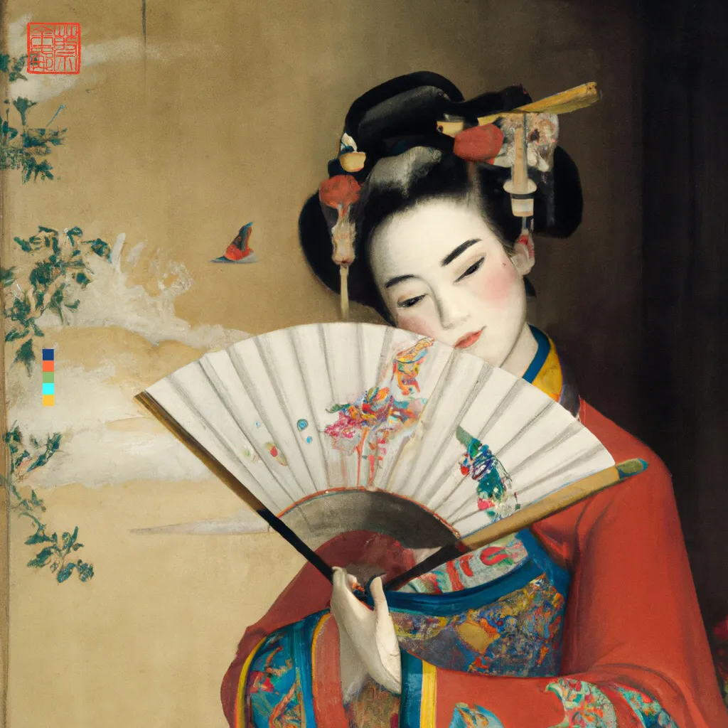 Ài Huà (愛 畫) Collection explores the historical art of traditional Chinese figure painting by taking up the subject of the Chinese Courtesan. Sometimes misunderstood as prostitutes, Courtesans in ancient times were highly trained entertaining performers and masters of the arts. Often considered mental equals to aristocrats, scholars, government officials and all manner of high society Courtesans, gaining prominence in the literati arts, played a formative role in shaping cultural ideals and were affiliated with extraordinary beauty and taste.

The title of this body of work, Ài Huà (愛 畫) is a play on words. ‘Ai’ reflects the generative art technology used to draw out these artworks, but here it has dual meaning as in Chinese the character Ài 愛 means Love. Ài Huà (愛 畫) literally translates as "Love Painting" but can also suggest “a love of painting” or “paintings of love”.

Entertainer, muse, lover and political influencer, Ài Huà (愛 畫) brings to life the exquisite & fascinating world of the Chinese Courtesan and with it sumptuous fashion, rich culture, power, vulnerability & incredible beauty.