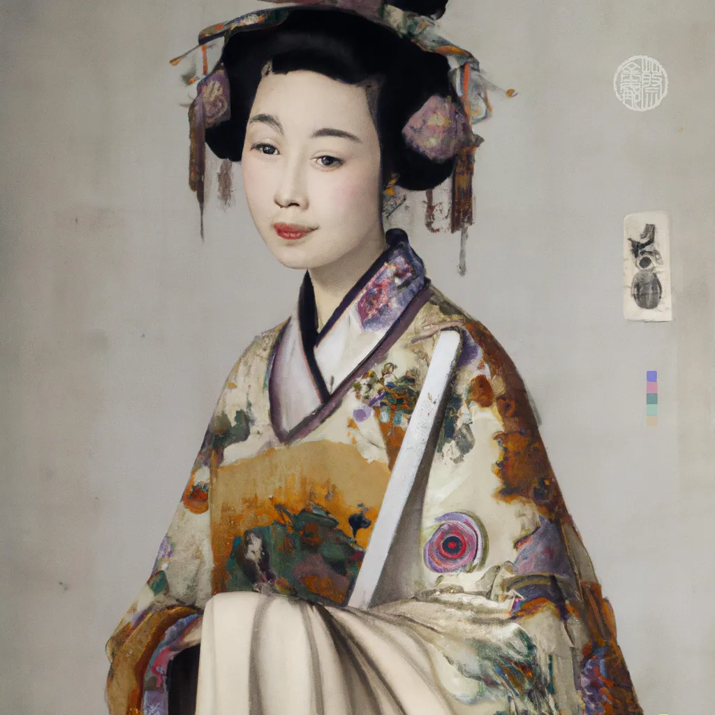 Ài Huà (愛 畫) Collection explores the historical art of traditional Chinese figure painting by taking up the subject of the Chinese Courtesan. Sometimes misunderstood as prostitutes, Courtesans in ancient times were highly trained entertaining performers and masters of the arts. Often considered mental equals to aristocrats, scholars, government officials and all manner of high society Courtesans, gaining prominence in the literati arts, played a formative role in shaping cultural ideals and were affiliated with extraordinary beauty and taste.

The title of this body of work, Ài Huà (愛 畫) is a play on words. ‘Ai’ reflects the generative art technology used to draw out these artworks, but here it has dual meaning as in Chinese the character Ài 愛 means Love. Ài Huà (愛 畫) literally translates as "Love Painting" but can also suggest “a love of painting” or “paintings of love”.

Entertainer, muse, lover and political influencer, Ài Huà (愛 畫) brings to life the exquisite & fascinating world of the Chinese Courtesan and with it sumptuous fashion, rich culture, power, vulnerability & incredible beauty.