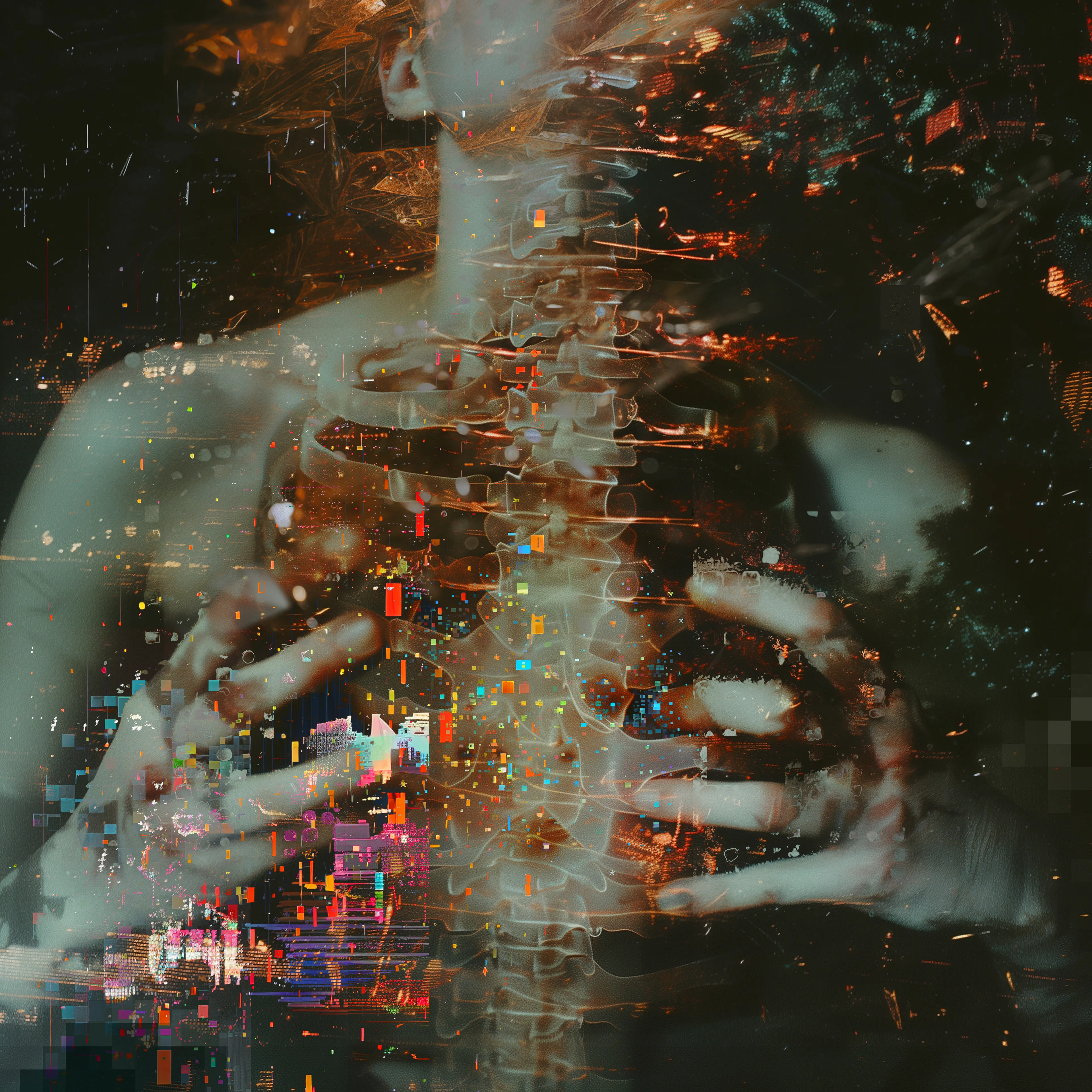 I don't feel a thing.

Method: AI based collage and compositing (Photoshop and Midjourney)