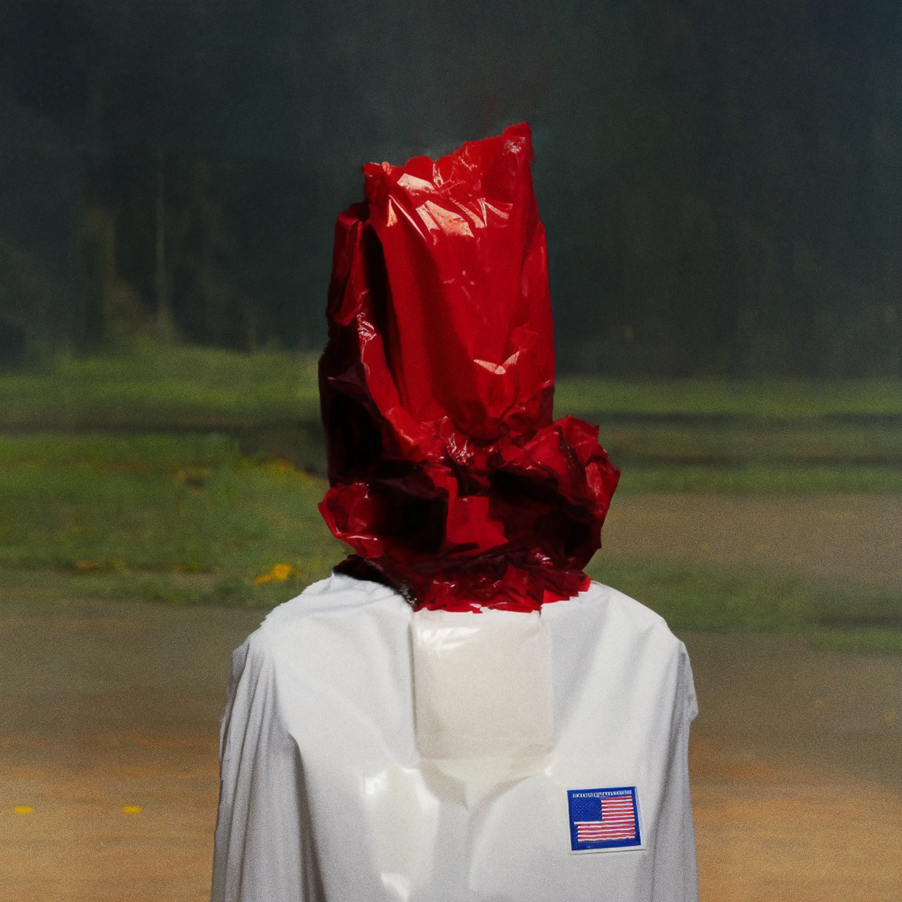 The plastic bag, an emblem of our obsession with possession, a burden we carry as we wander through life's bazaar.