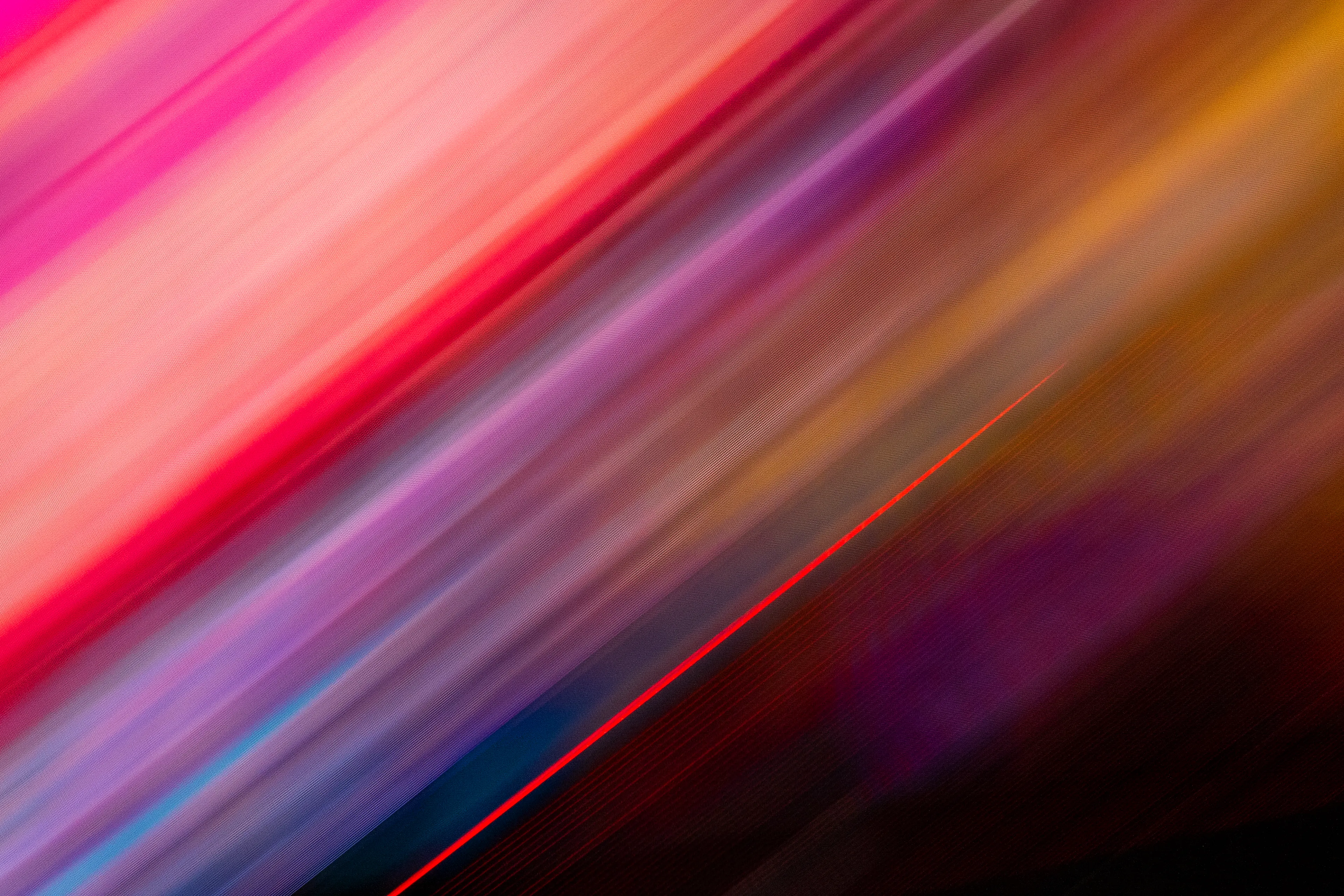 Gash in Red; longest wavelength & imminent trigger.  An in-camera photograph "Transmissions Of Light" captured in Times Square NYC 2022. 5000x3333px