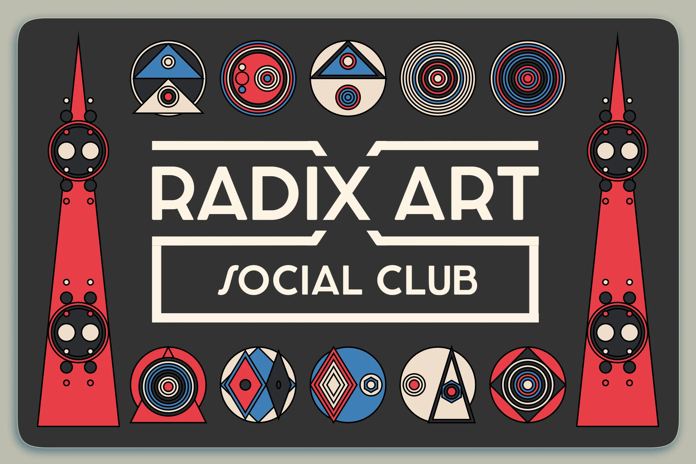 Radix Art Social Club membership card for 2022. Granted to top collectors.

Keep this card in your wallet for access to special channels in the Radix Art Discord and occasional goodies during the year.

Not transferable until 2023.