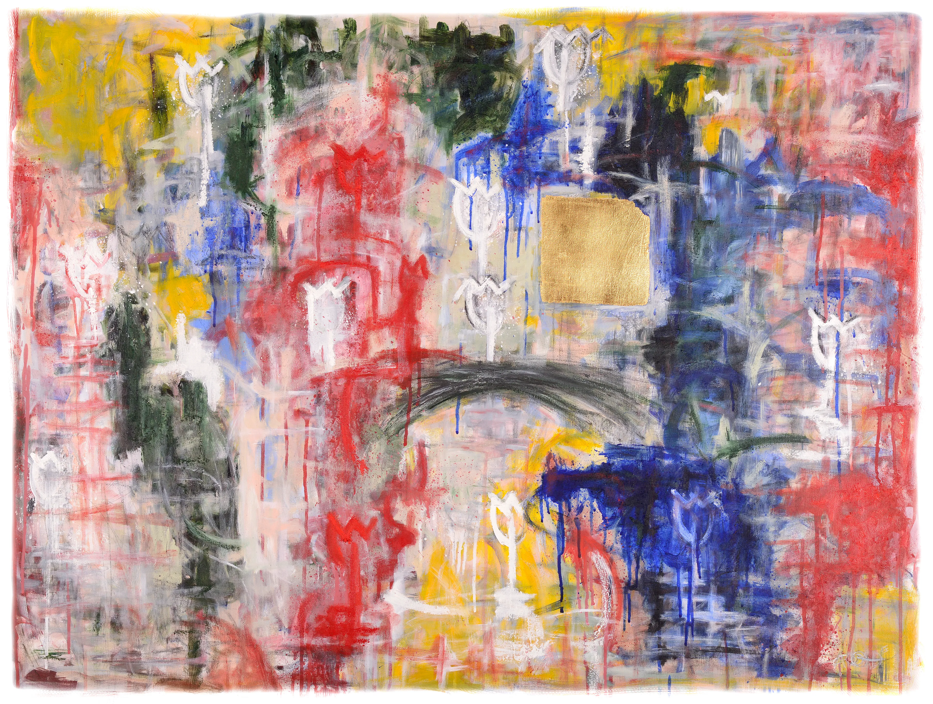 Flower Garden

Acrylic, Oil Stick, Graphite, Charcoal, Sand, and 24k Gold on Canvas, 2023 || Digitally Retouched, 2023