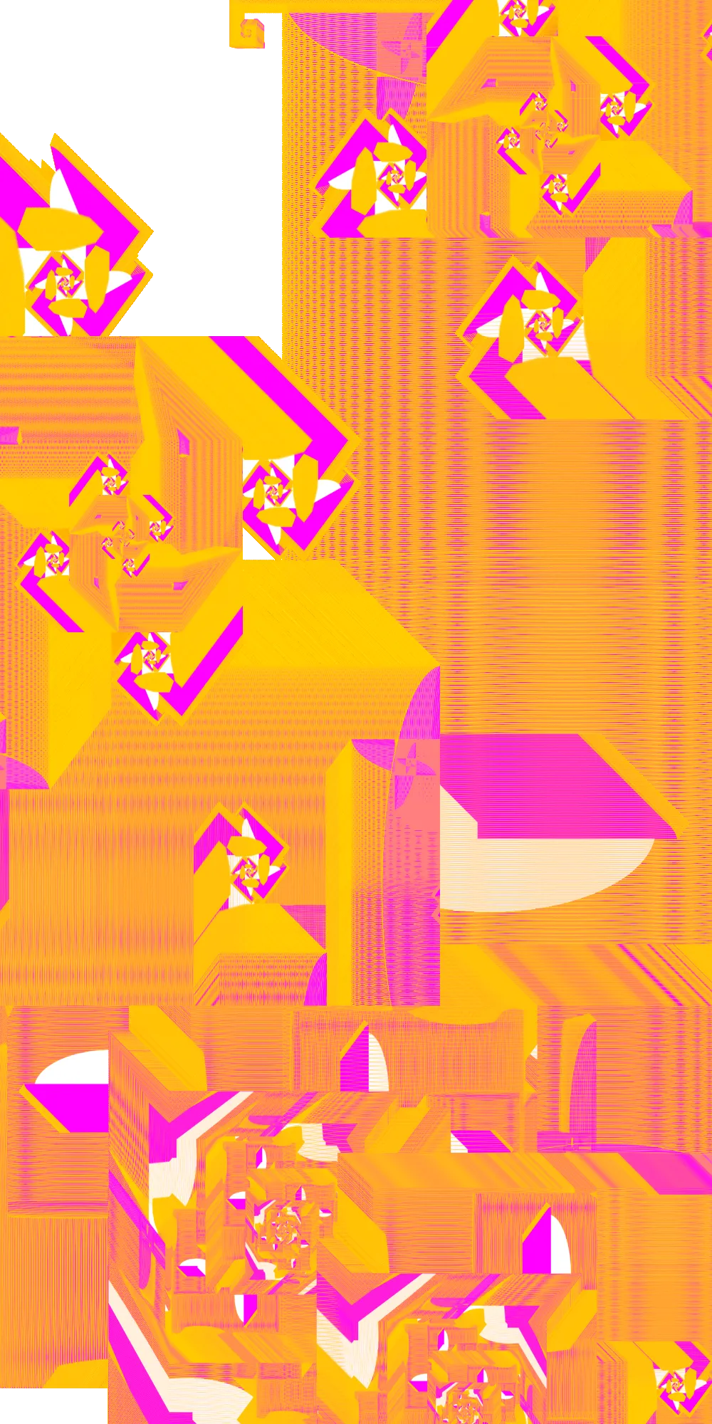I have always been passionate about movement, improvisation is part of one of my lines of work as a performer for a long time, now I develop it behind a code that I manipulate to create graphics. These series of generative pieces are part of my first experimentations as an explorer and enthusiast of creative code.

I have been involved in various experiences, knowledge, situations, both personal, human, creative and others that I think it is important to mention them, because much of what these pieces contain comes from there, from that essence of curiosity, to move through other media. I am a being that is guided too much by the flow, that strange thing that resembles intuition and that comes to give us signals that maybe we can hear.

Each canvas represents reactions, concerns, emotions with the movement, and that through different explorations, study and some logics that I found interesting from the code and with these I express it. I see the process very similar to when I work creating a choreography, and only here it is a collaboration with the machine.

Blurred photo of a series of colorful pictures 24 © 2 by Beta Petra is licensed under Attribution 4.0 International. To view a copy of this license, visit http://creativecommons.org/licenses/by/4.0/