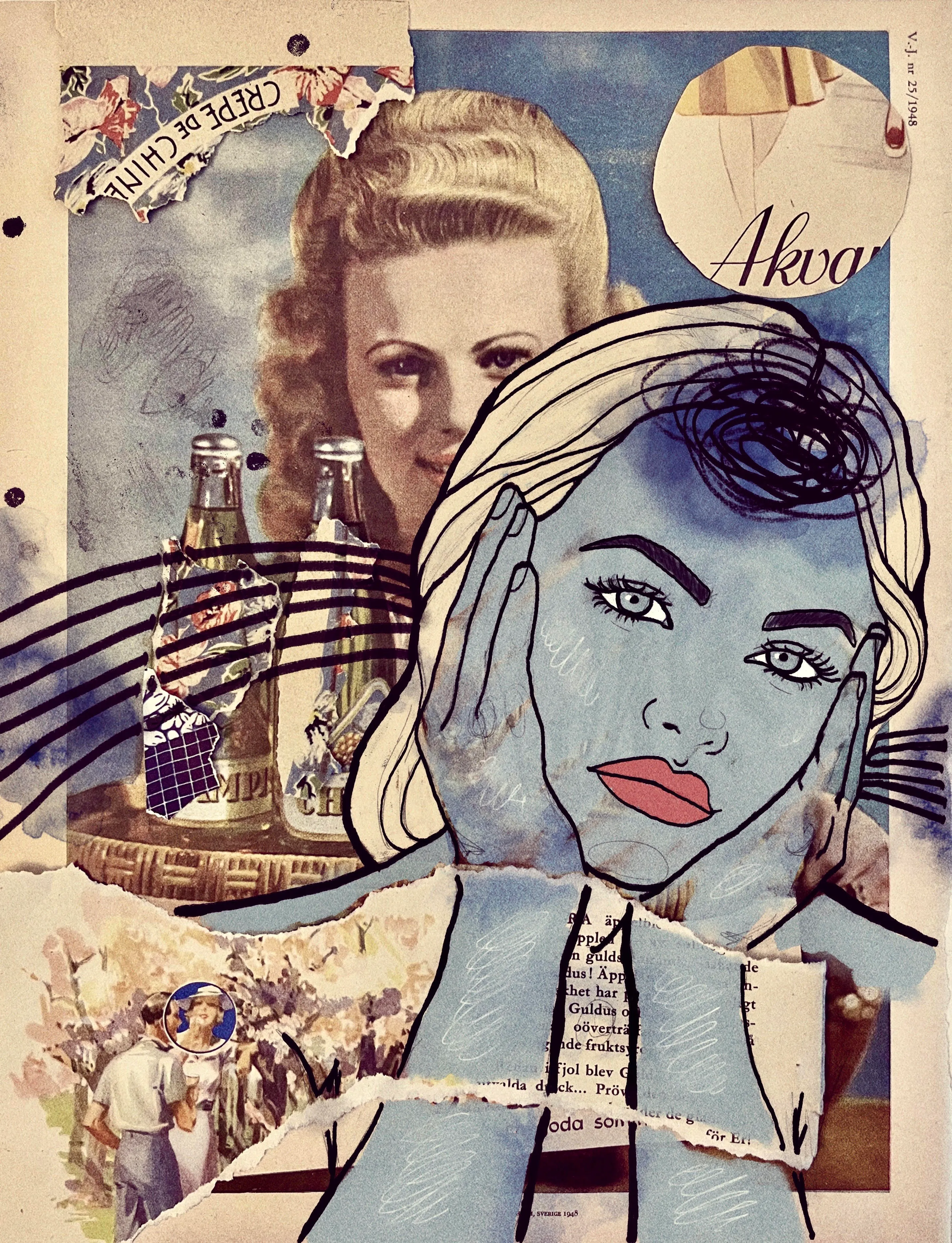When I’m struggling with my mental health the stress in my body prevents me from relaxing enough to sleep. Going to bed makes my head race and I have to paint things in my head to calm down. 

Size 2862x3737 (Print size 100x130 cm).