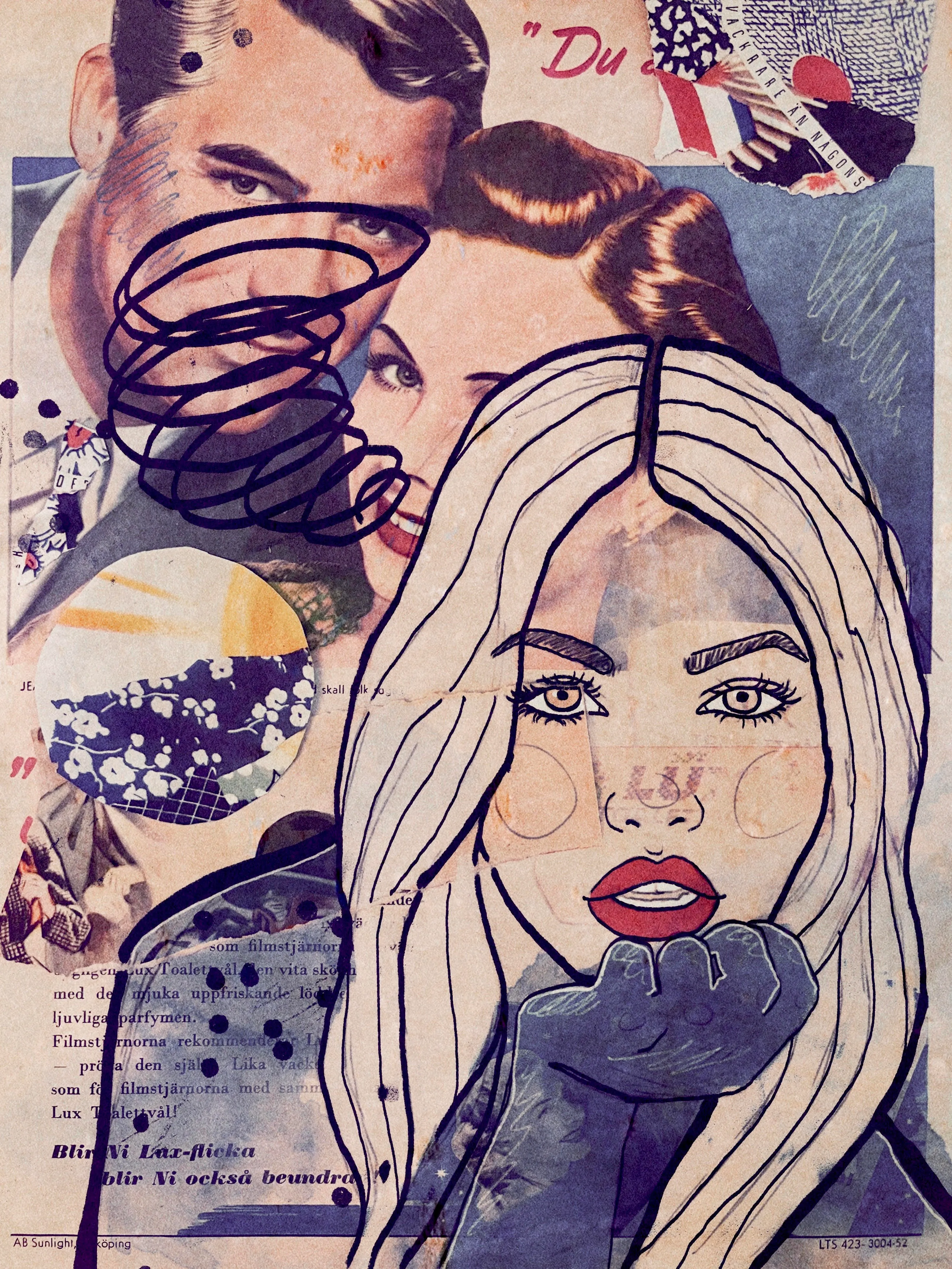 Anxiety makes it hard to calm down and organize your thoughts, it affects your ability to concentrate and your thoughts quickly spiral into darkness and "worst case scenarios". 

Size 2927x3903 (Print size 103x137 cm).