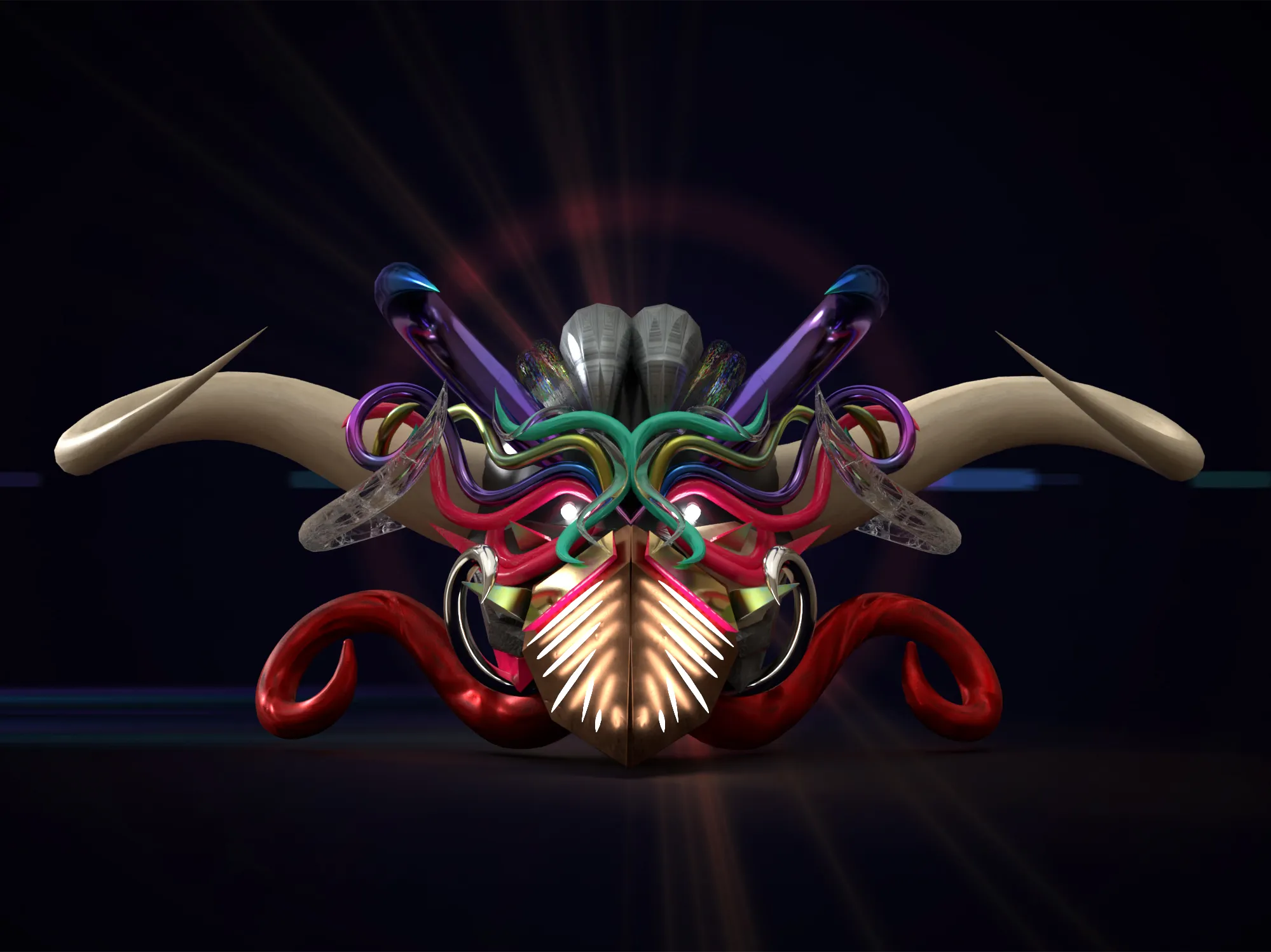 Discovered after the Beta mask, this one is thought to actually be older.