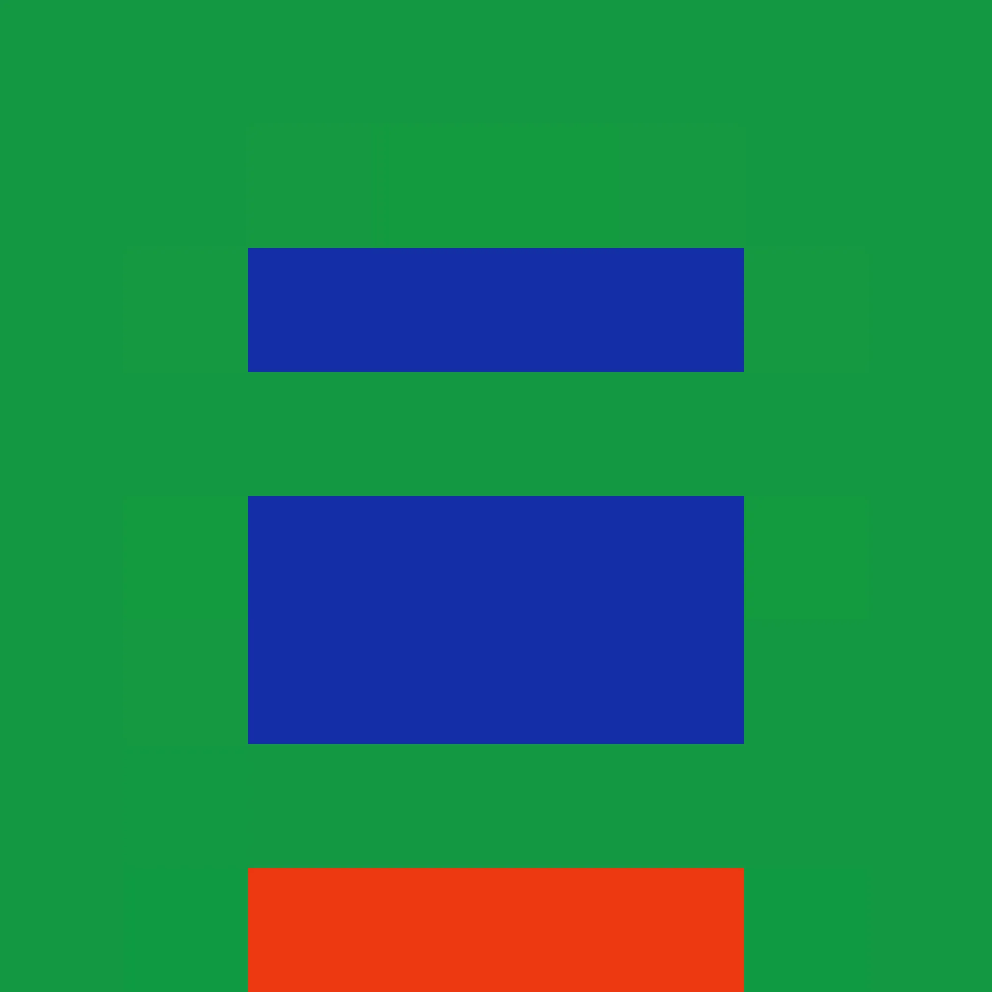 KELLY By ONDI

Blue Green Red by Ellsworth Kelly reimagined on an 8x8 pixel canvas.
