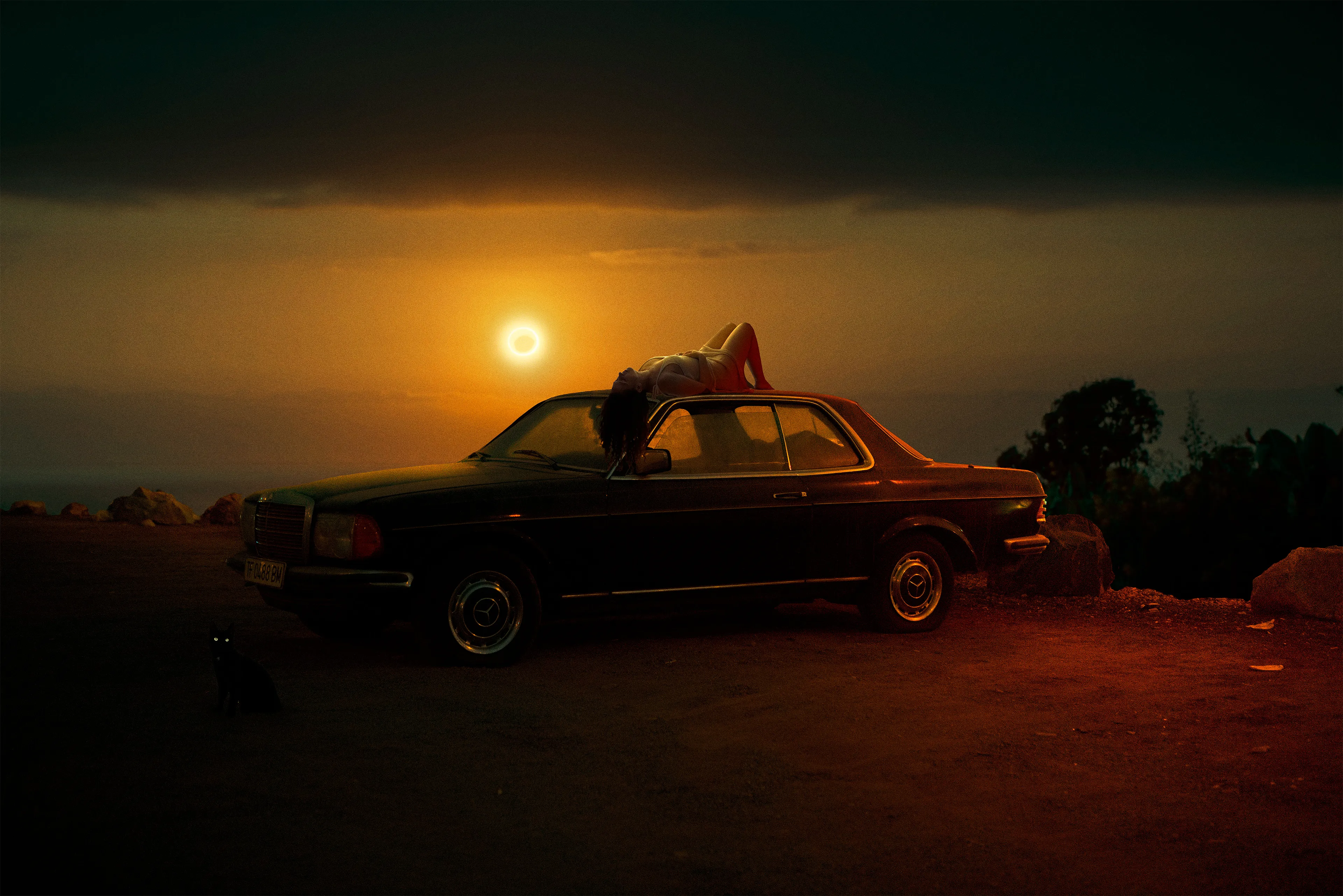 'Waiting for the Stars' is a photo composite created in 2021.