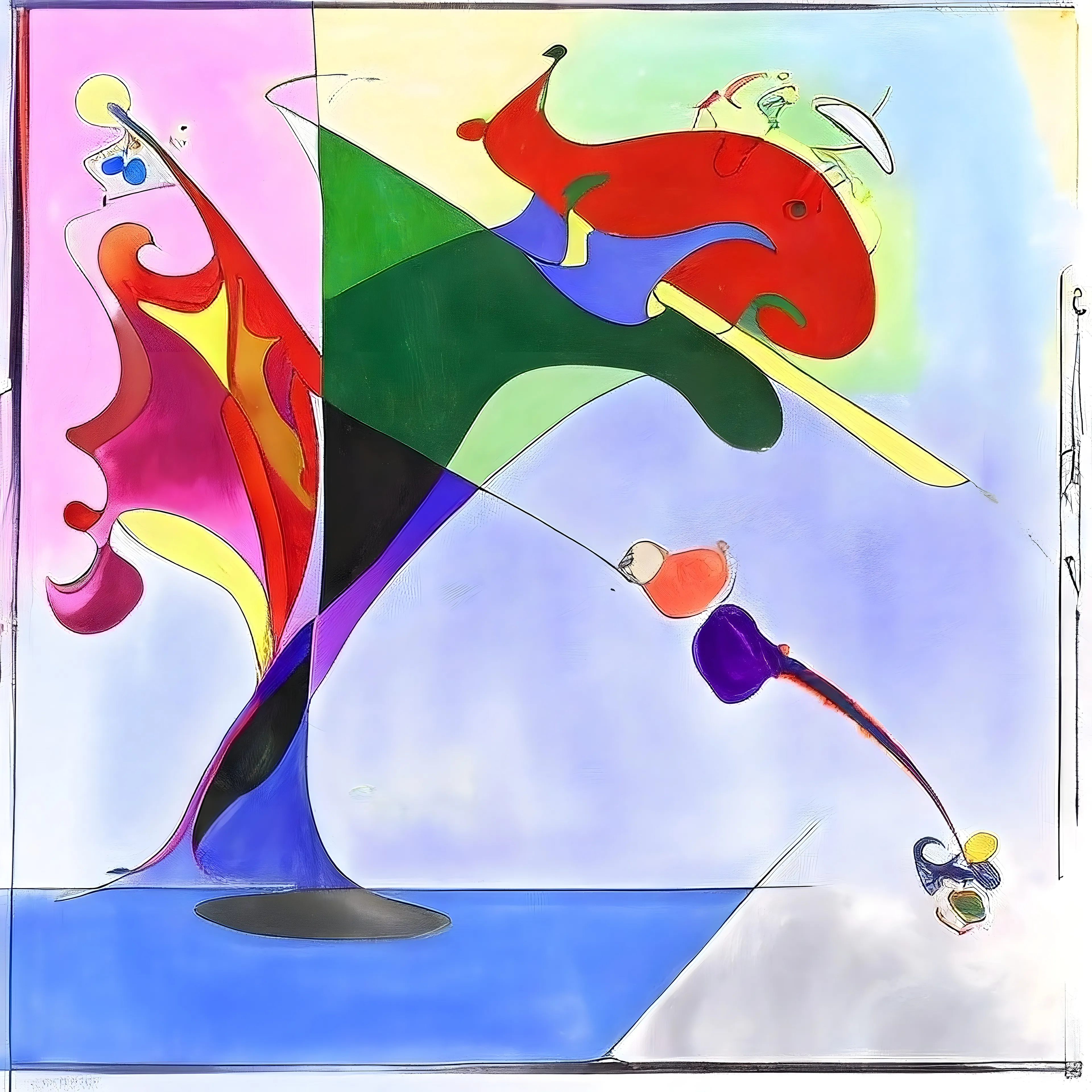 A red whale rides the wave on a yellow surfboard in a pool on a warm morning.
i find shelter from the sun under the white parasol on the whale's back.

Co-creation between me and the machine. A dance between the organic and the algorithmic.

8192 x 8192 Pix, 300 DPI