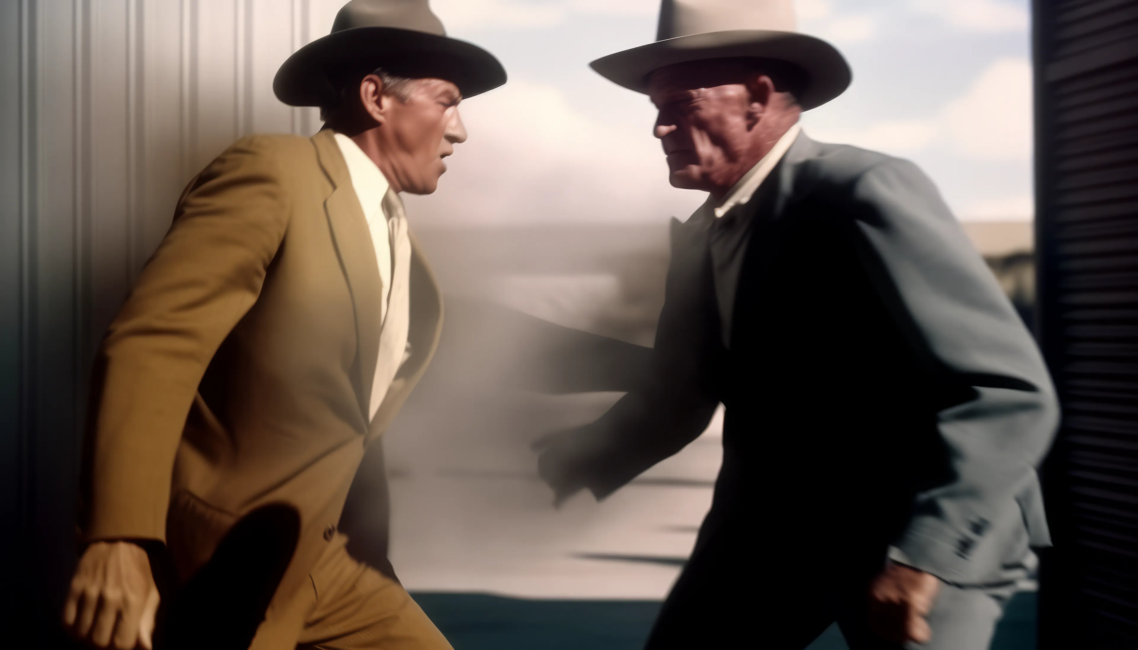 "Las Vegas: Rapid Change in the West" is a collection of AI post-photography that places viewers into a discussion on what it means to experience personal, societal, and environmental change. Through diverse narrative scenarios, this collection captures the glamour, violence, and everyday moments that happen in a mythical version of one of the most dramatic transitions in the American West.

In the 1950s and 1960s, Las Vegas experienced a rapid transition from a quiet, rural desert town into a major tourist destination, run by the mob, that hosted an increasing mobile US population. Las Vegas quickly evolved into a mythical place in people's minds where perception, "reality' and lived experiences are often in conflict. Life goes on, but it is often weird.

Post-prompt editing is kept to a minimum to allow the strangeness and quirks of AI to come through, providing a historical look at what MidJourney was like during this particular time with these specific circumstances.

Midjourney V5 (5, 5.1 & 5.2)  
Topaz upscale for size  
5824 x 3328 pixels

Pop Punk