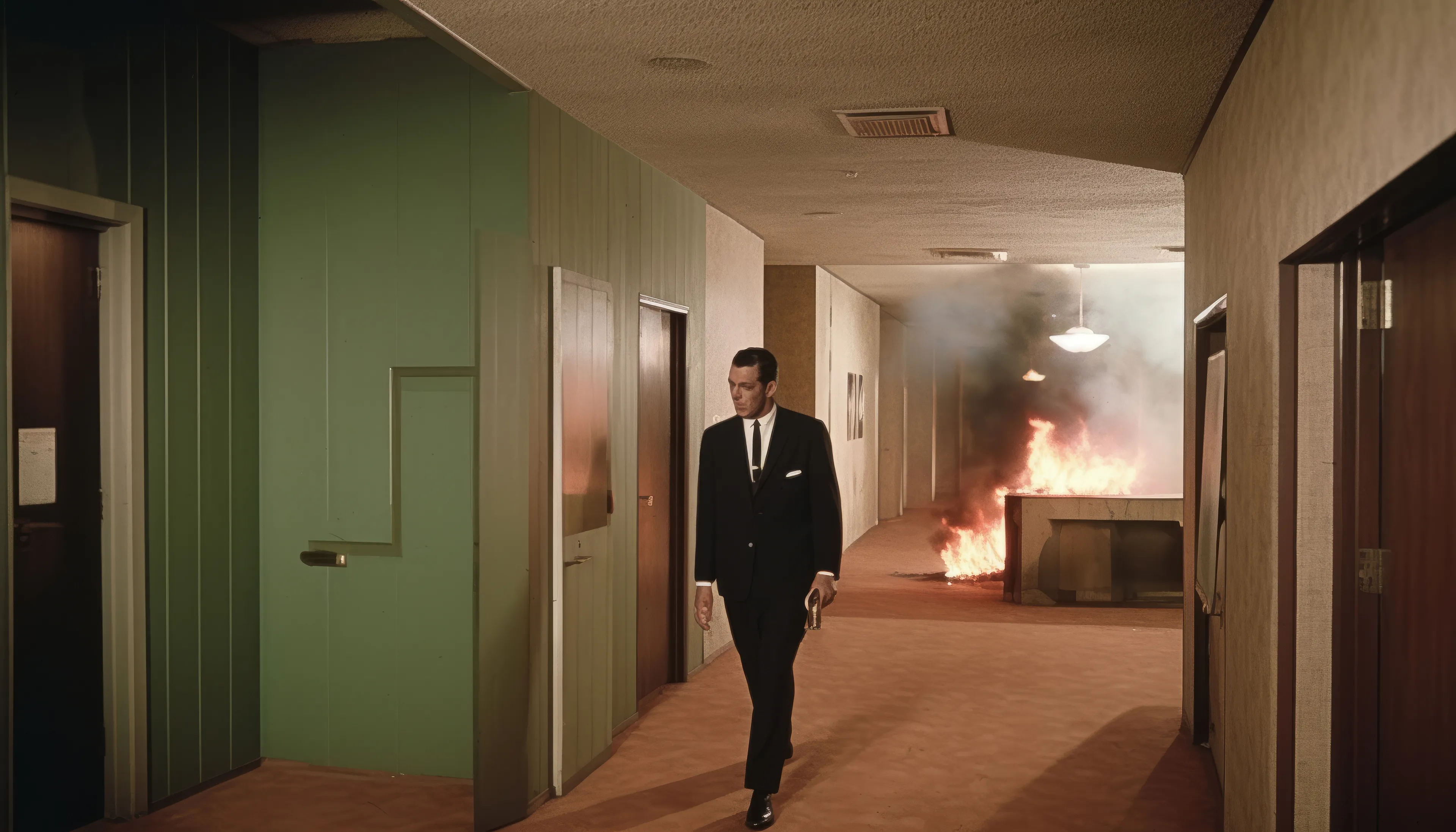 "Las Vegas: Rapid Change in the West" is a collection of AI post-photography that places viewers into a discussion on what it means to experience personal, societal, and environmental change. Through diverse narrative scenarios, this collection captures the glamour, violence, and everyday moments that happen in a mythical version of one of the most dramatic transitions in the American West.

In the 1950s and 1960s, Las Vegas experienced a rapid transition from a quiet, rural desert town into a major tourist destination, run by the mob, that hosted an increasing mobile US population. Las Vegas quickly evolved into a mythical place in people's minds where perception, "reality' and lived experiences are often in conflict. Life goes on, but it is often weird.

Post-prompt editing is kept to a minimum to allow the strangeness and quirks of AI to come through, providing a historical look at what MidJourney was like during this particular time with these specific circumstances.

Midjourney V5 (5, 5.1 & 5.2)  
Topaz upscale for size  
5824 x 3328 pixels

Pop Punk