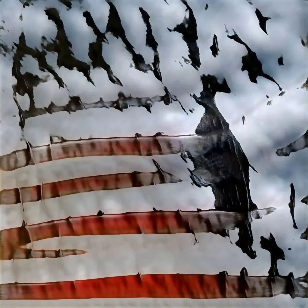 Bones in the sky in a vanishing of the genuine. The physical reality enters hyperreality through film photographs via a GAN Generative Adversarial Network. Inspired by Georgia O'Keefe by way of Jean Baudrillard. This is a special selection by a viewer of Bones In The Sky Marfa from a live feed of the model generating unique images never to be seen again.