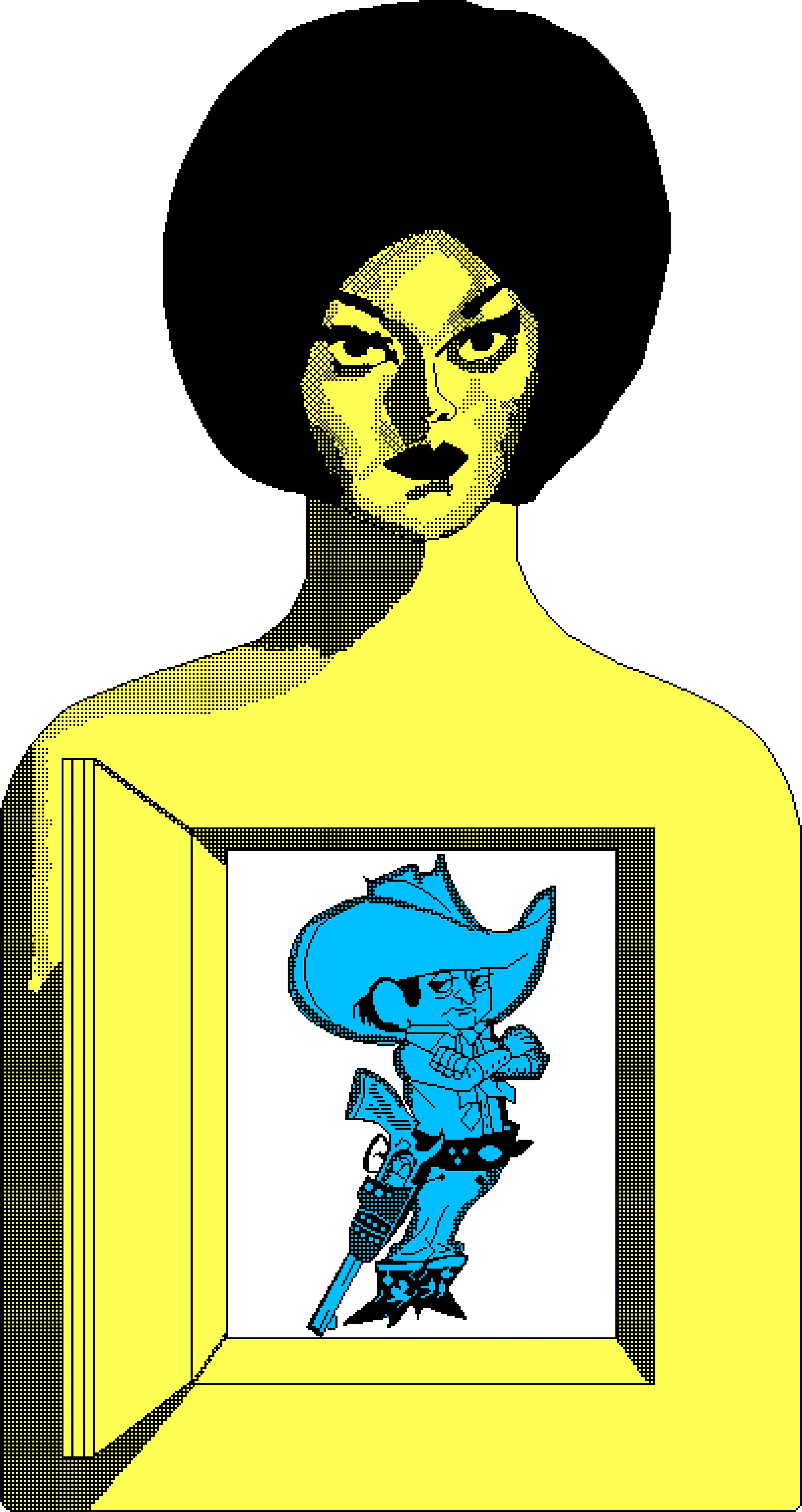 Pixel art collection inspired by dissident subcultures, Chess, and underground comix by Mark Sabb for Felt Zine.