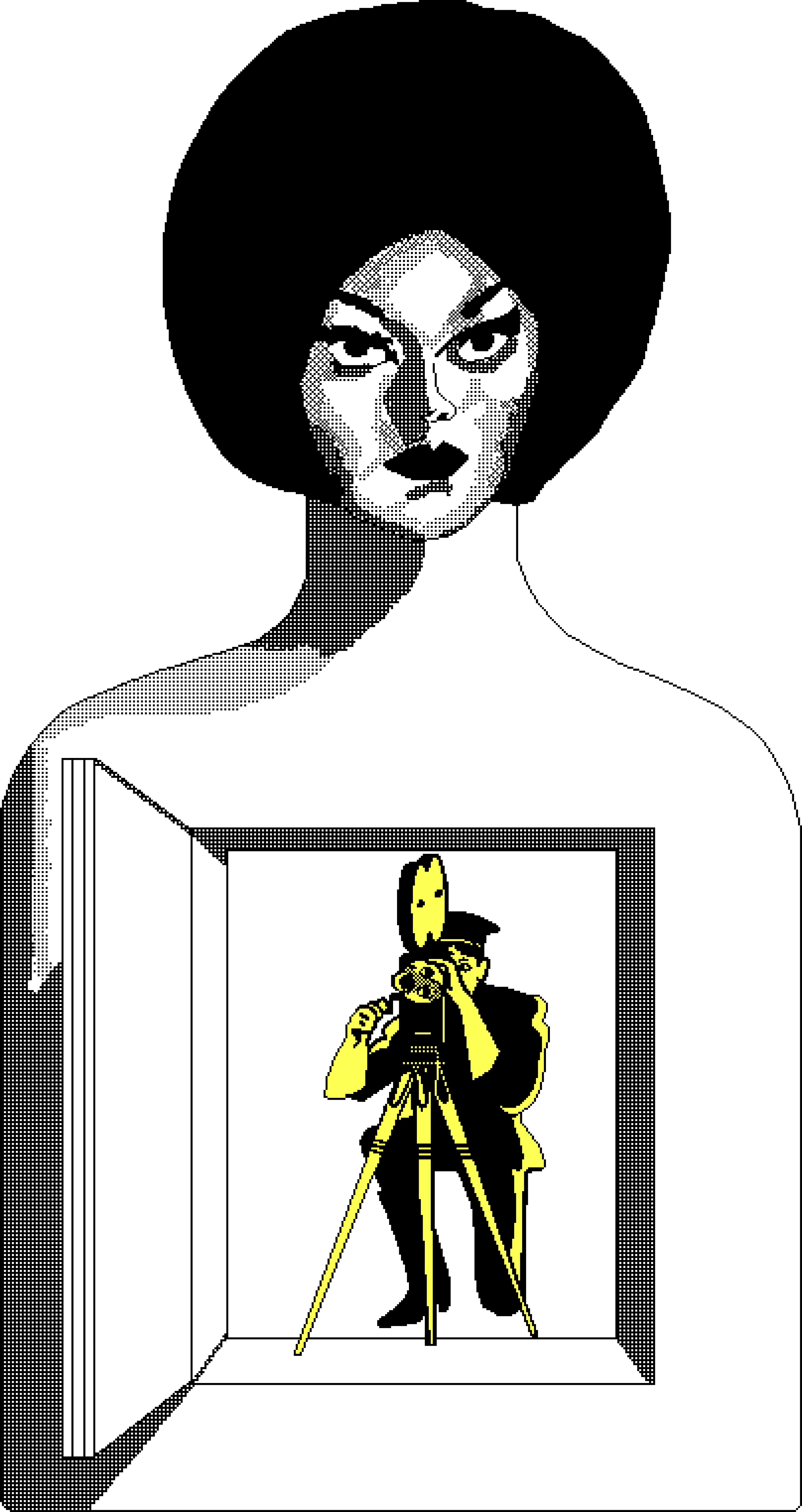 Pixel art collection inspired by dissident subcultures, Chess, and underground comix by Mark Sabb for Felt Zine.