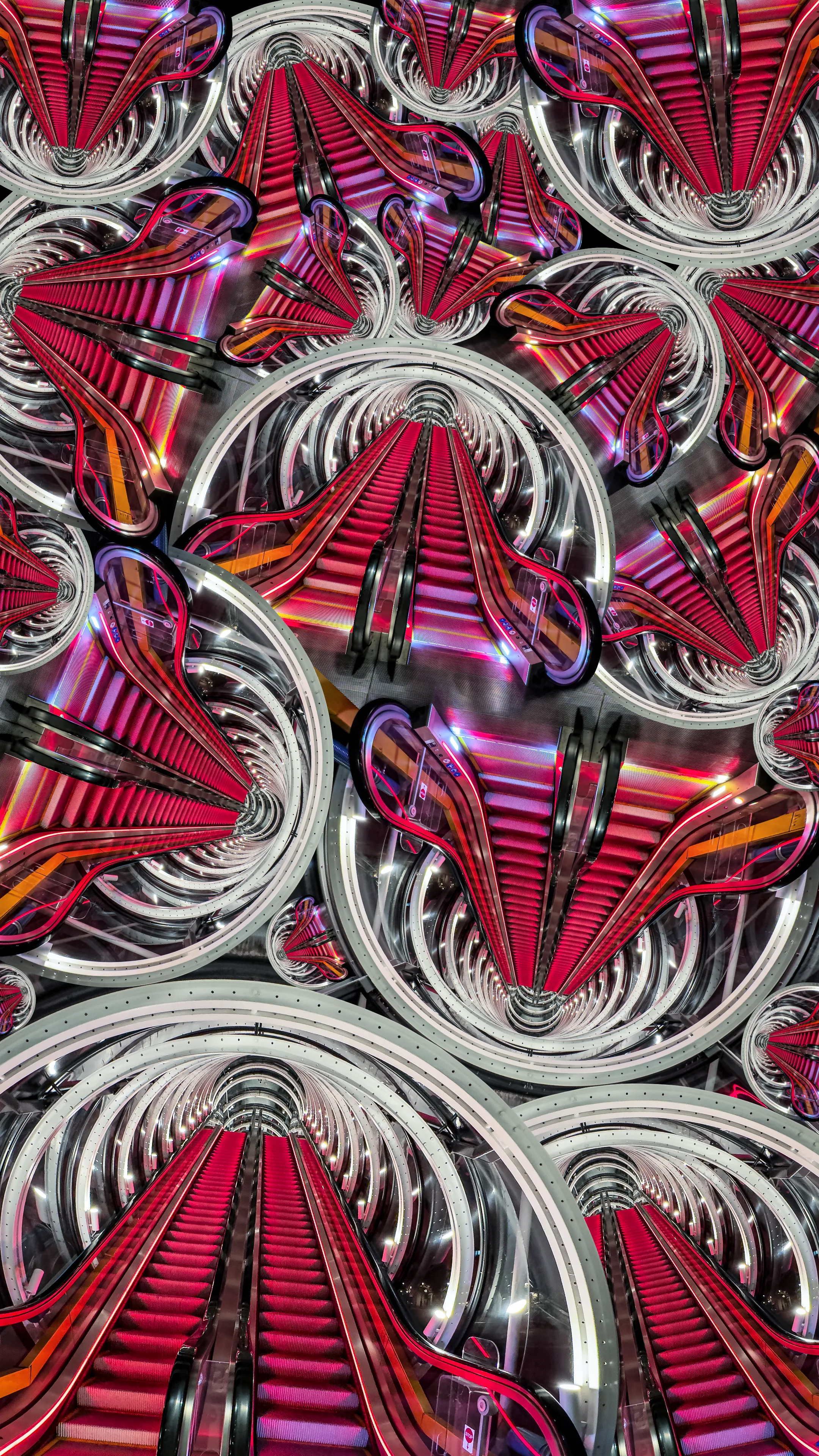 title: pompidou stairs  
by: iuri kothe  
id: iuridclgs20230923  
tools: affinity photo, ipad pro w pencil, macbook pro, adobe photoshop, iphone  
medium: digital collage  
size:  2160x3840px (4K 9:16)  
architect: rogers and piano  
location: paris - france

source photo:

iuri kothe - centre pompidou museum stairs paris at night  
photo timestamp: 20290819T002536 (local time)

https://en.wikipedia.org/wiki/Centre_Pompidou

started: 20230923  
finished: 20231021