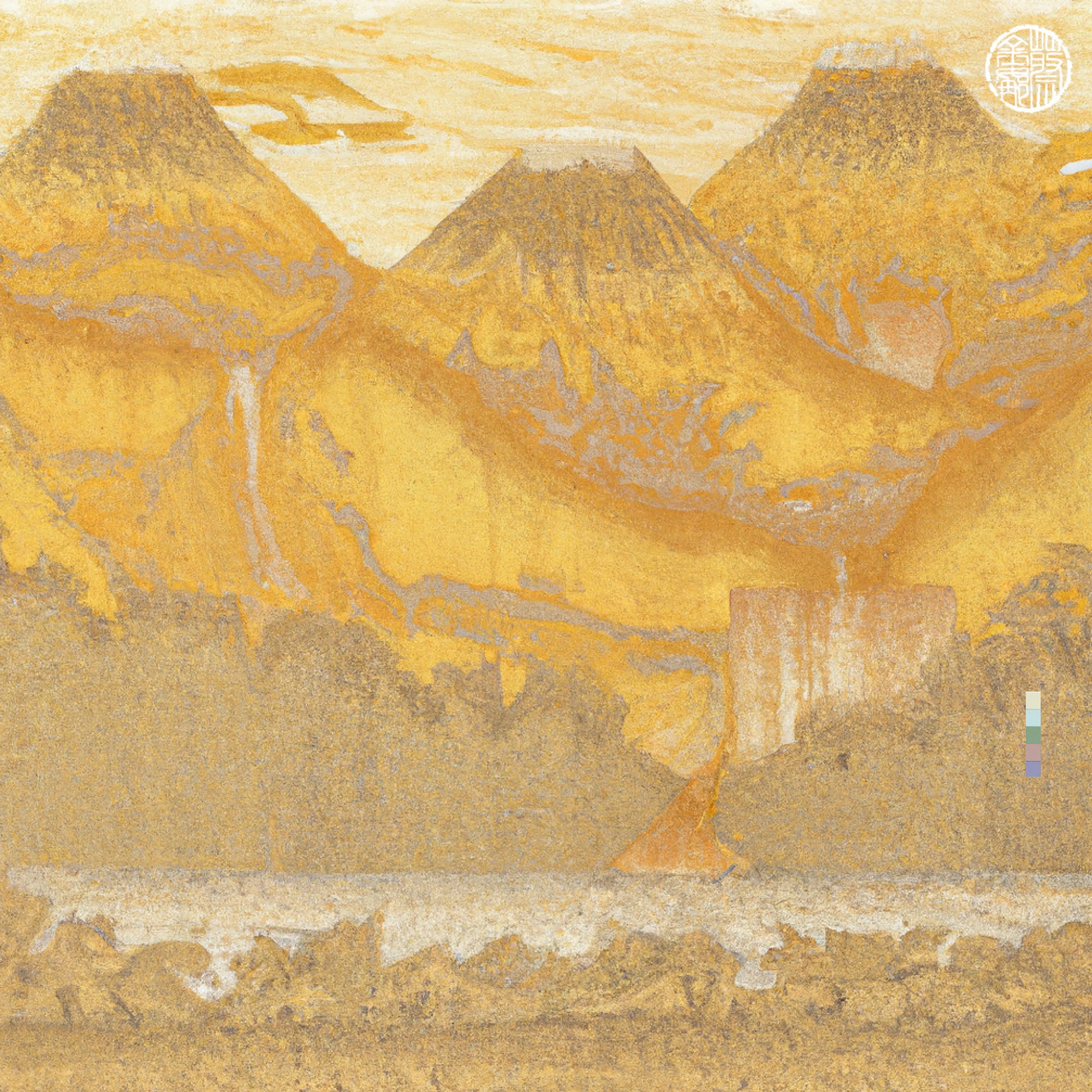 The wild and mystical mountainous terrain explored in my ‘Monumental’ Collection refers to a perception of nature as dignified authority or supreme power and reflects a deep reverence for the natural world. This ideal is embedded in the philosophy of traditional Chinese painting of which I am a scholar. In ancient Chinese painter-critic texts, and their tradition of Monumental Landscape painting, mountains were recognised as venerated ancients and wizened ancestors. Such artworks were created as visual spaces in which the viewer was transported into nature, where one could wander mentally. Mountains were associated with nurturing and reinvigorating the spirit. In this body of work I offer a collection of ‘Monumental’ paintings, created in collaboration with AI through my own poetry of textual prompts, informed by my life experience of roaming, rock-climbing and hiking mountains of my homeland and those around the world, as well as the history of Chinese paintings that I have traversed in my mind. I invite my audience to wander a little in these cosmic visions of harmonious existence in a vast but orderly universe. Love Georgina × DALL·E