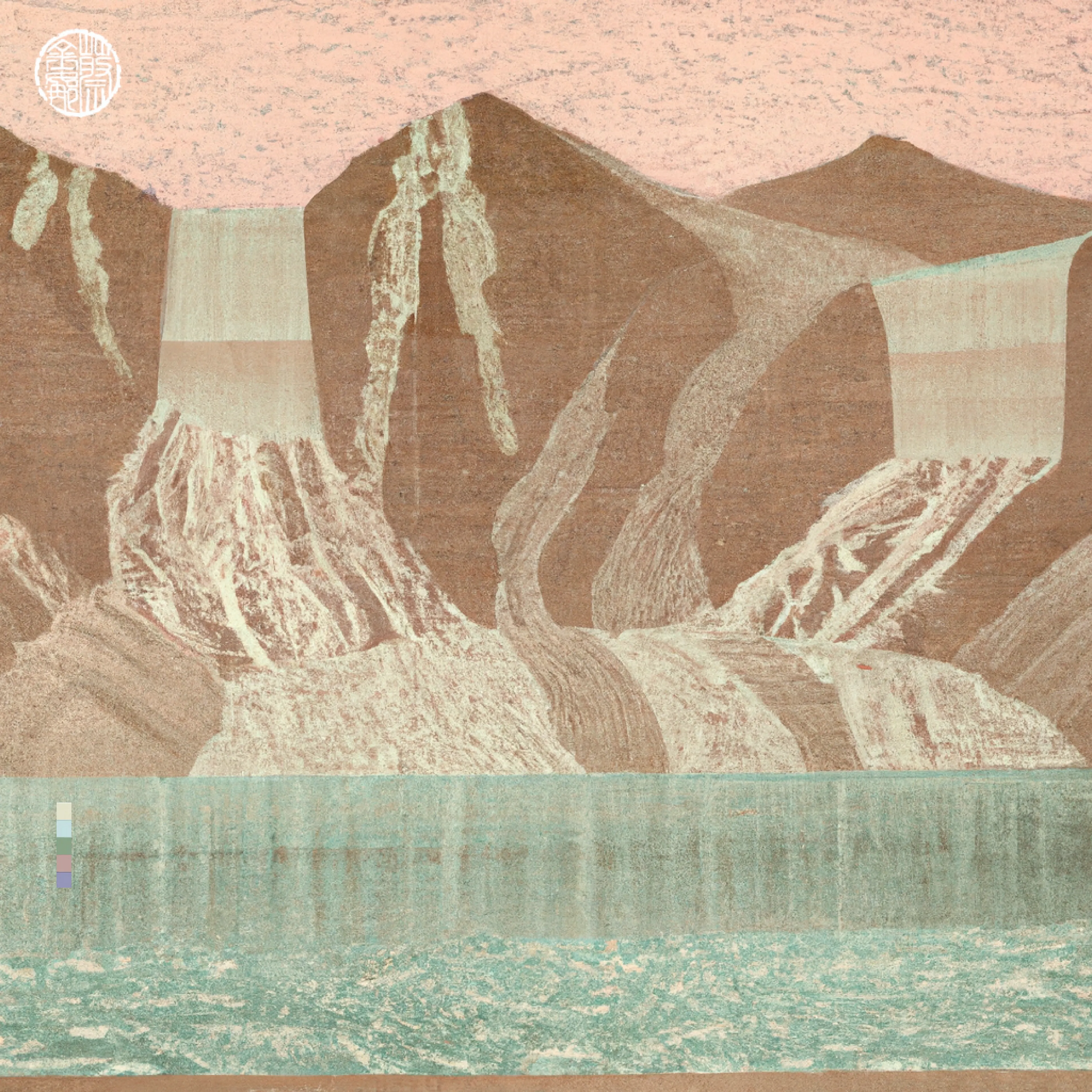 The wild and mystical mountainous terrain explored in my ‘Monumental’ Collection refers to a perception of nature as dignified authority or supreme power and reflects my deep reverence for the natural world. This ideal is embedded in the philosophy of traditional Chinese painting of which I am a scholar. In ancient Chinese painter-critic texts, and their tradition of monumental landscape painting, mountains were recognised as venerated ancients and wizened ancestors. Such artworks were created as visual spaces in which the viewer was transported into nature, where one could wander mentally. Mountains were associated with nurturing and reinvigorating the spirit. In this body of work I offer a collection of ‘Monumental’ paintings, created in collaboration with AI through my own poetry of textual prompts, informed by my life experience of roaming, rock-climbing and hiking mountains of my homeland and those around the world, and the history of Chinese paintings that I have traversed in my mind. I invite my audience to wander a little in these cosmic visions of harmonious existence in a vast but orderly universe. Love Georgina × DALL·E