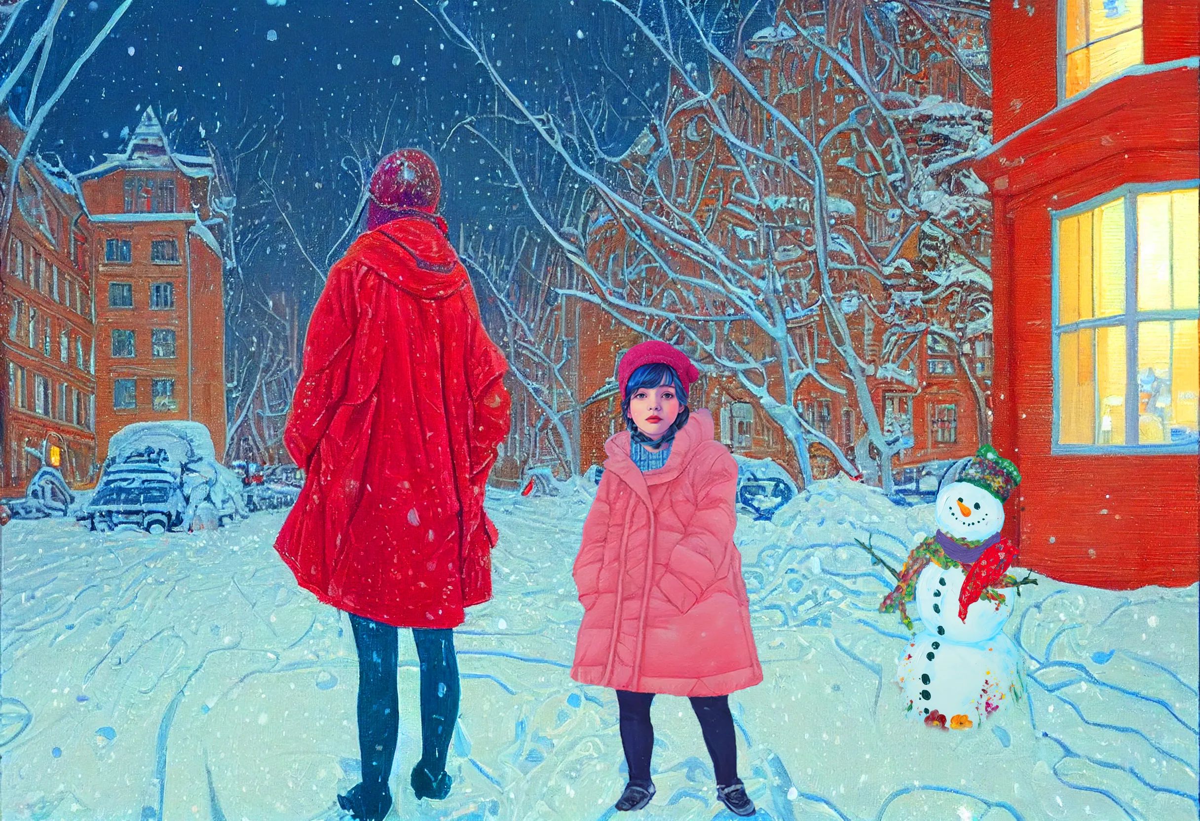 a snowman's soul comes from the heart of the child who made it.