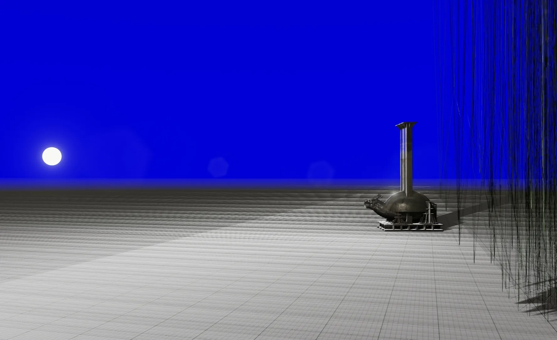 赑屃望月

This series was constructed 2015 in Unreal game engine 4 and captured from real-time graphic computing.

In these artworks I explore the relationship between people, technology, tradition and nature in the context of this information age.