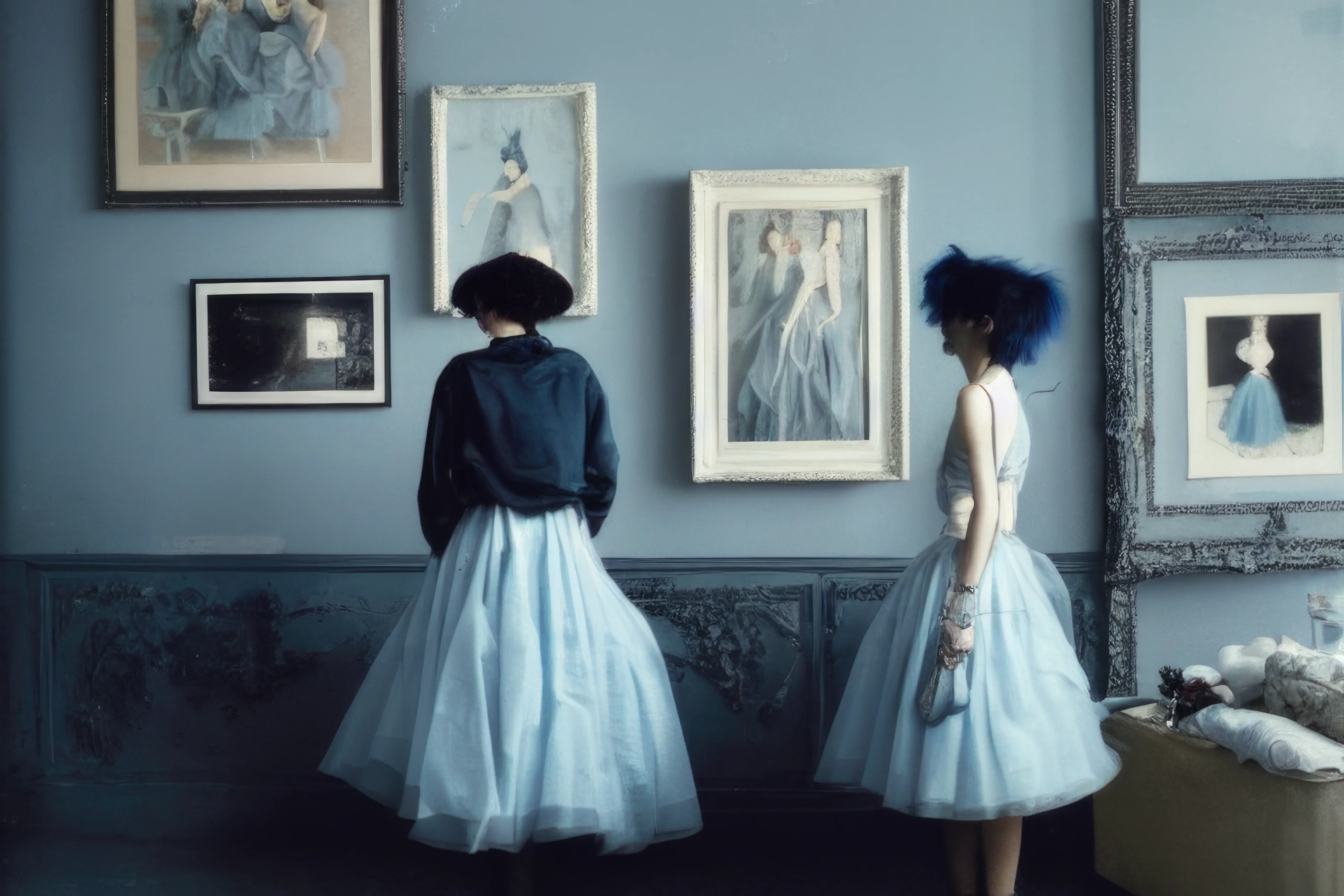 Art & Women  
Colors & AI