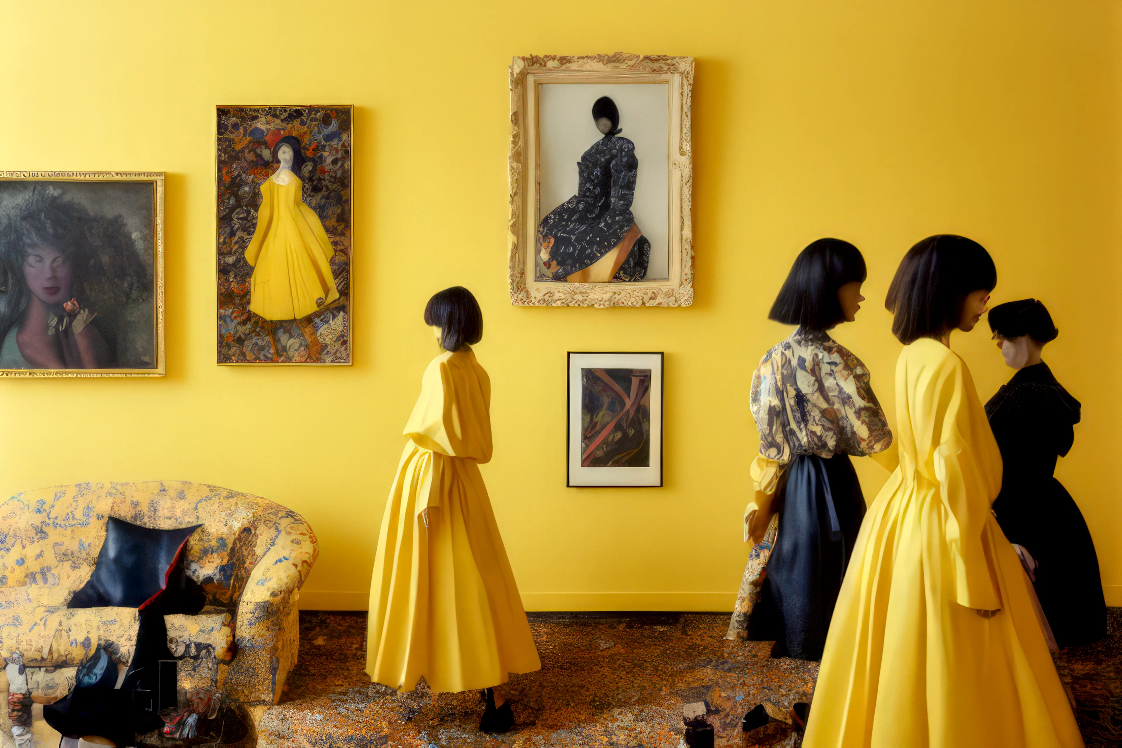 Art & Women  
Colors & AI