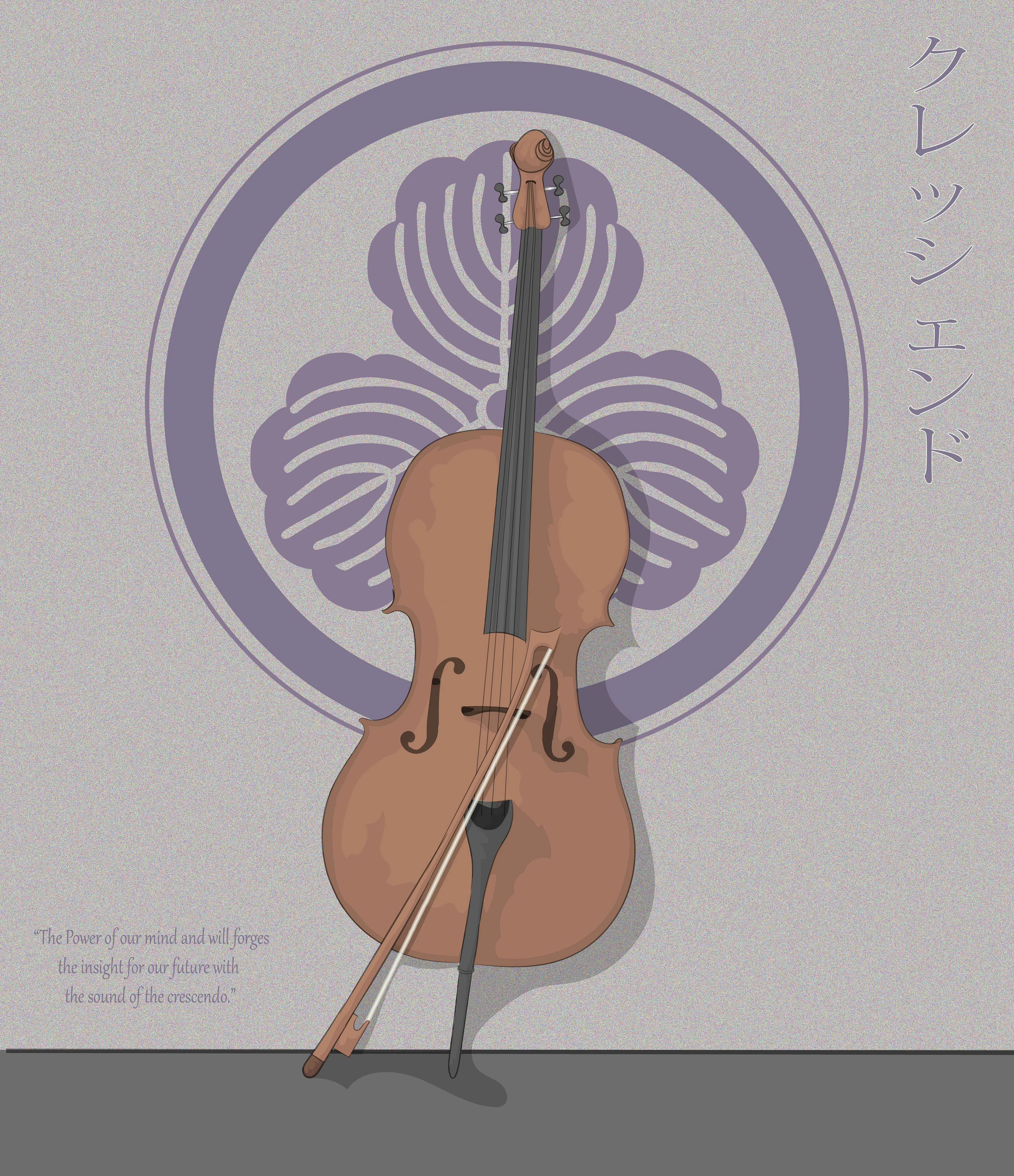 The Extra Piece for the Bidders Edition Piece "CRESCENDO".
..
In the hands of a master, a magic is found,
As the violoncello's tunes softly resound.
Its elegant curves, a vessel of grace,
Unleashing melodies that time can't erase.

From the depths of its body, a resonant sigh,
The cello's voice, both tender and spry.
With every stroke of the bow, it sings,
Awakening emotions, like gentle wings.

In its wooden embrace, stories unfold,
As the cello's tunes, like memories, are told.
A melancholic weep, a bittersweet sigh,
Or an exuberant dance, reaching for the sky.

From sorrowful laments to spirited cries,
The cello's tunes capture souls, mesmerize.

In a single note, a myriad of colors reside,
As the cello's voice, the heart does confide.

So listen closely, let the cello's tunes embrace,
As they navigate emotions, with elegant grace.
In its melodies, a symphony of the heart,
The violoncello weaves a masterpiece of art.
