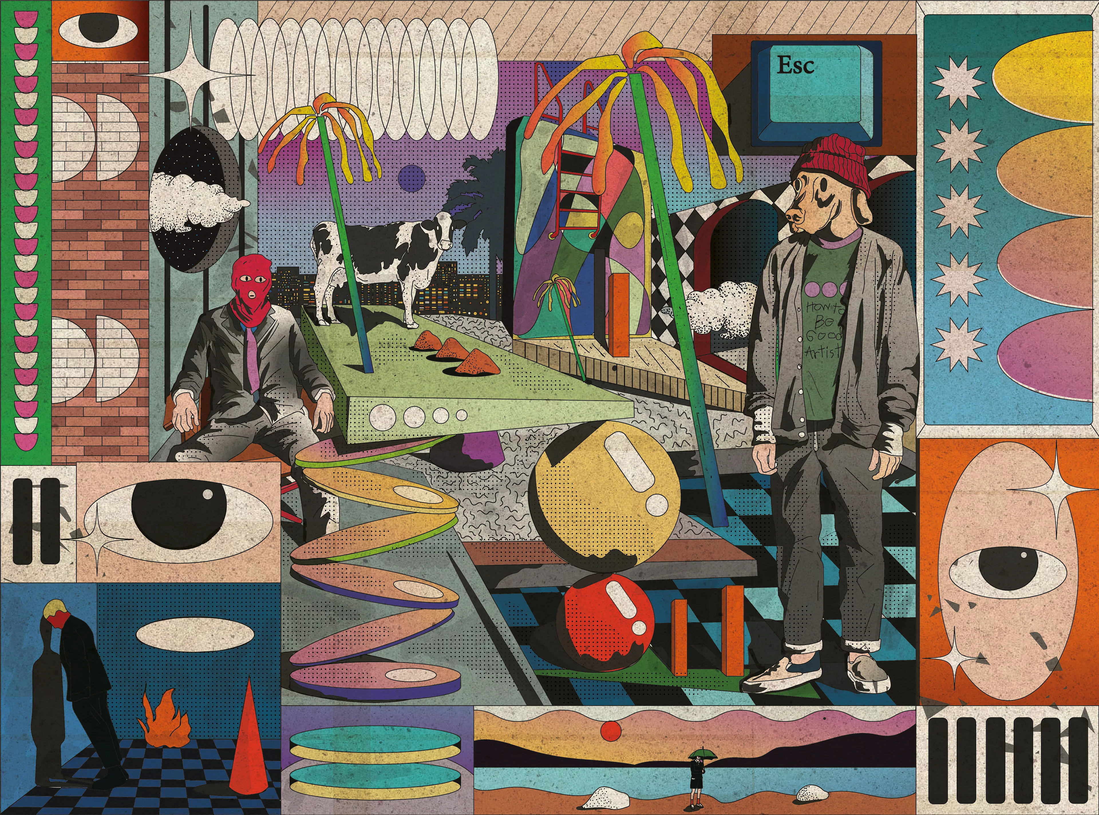 THE ART SOCIETY
Hello, today I bring you guys to meet The Art Association here is a space where creative people meet and exchange knowledge. This piece was inspired by many famous nft artists, it looks really fun. Do you want to come here?

Hope you enjoy my surreal work. and continue to enjoy the imagination

The person who owns this work i will send art print (Size A2) The art society give you 3 sheet

Created by Bouboy
4743 x 3518 px
