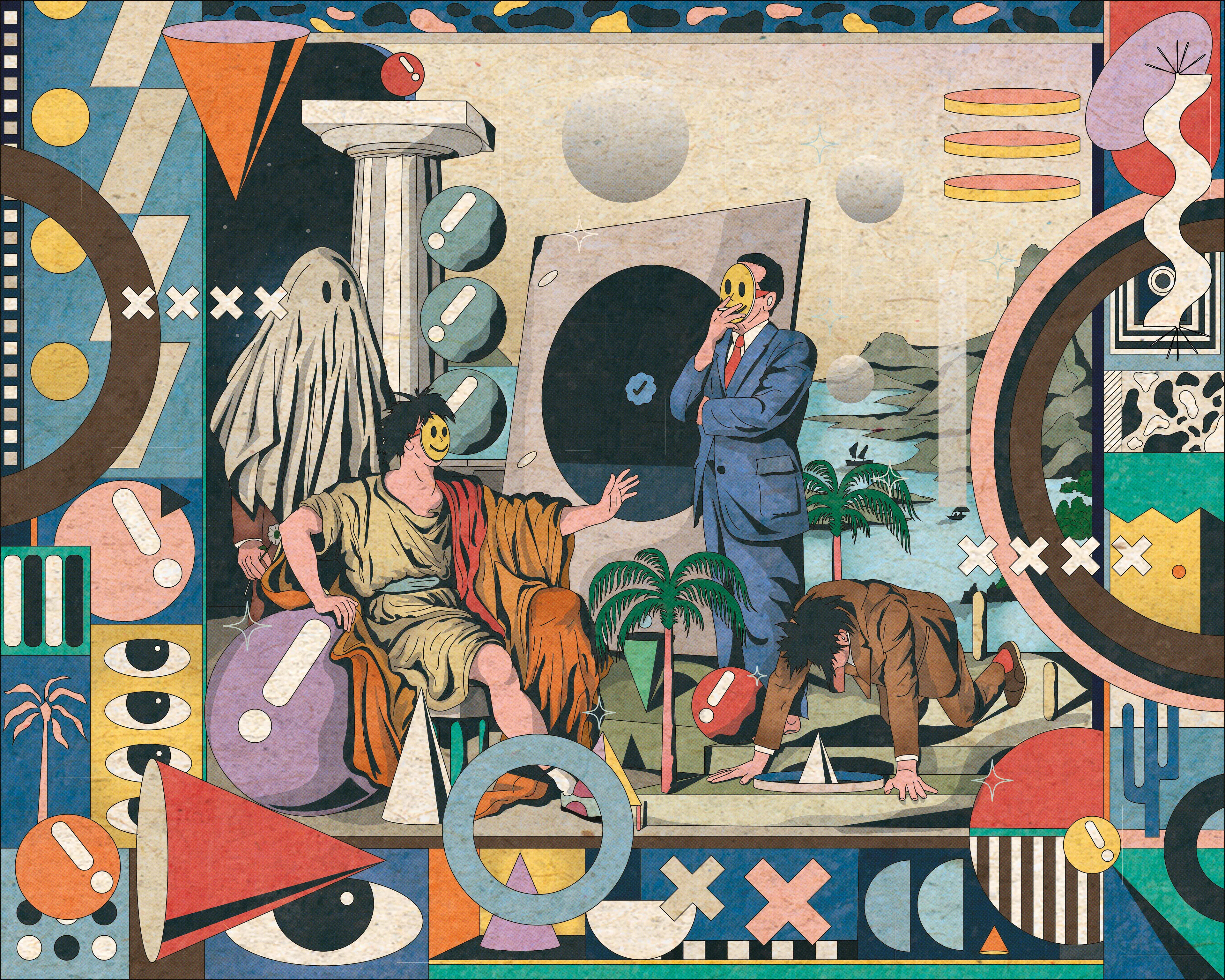 Discuss art at the bouboy neo classic room
This space is on a floating building and you can come from the taleport room. It is where past and present artists meet and discuss art. Do you want to come here?

Hope you enjoy it and continue fantasizing with me.

Created by BOUBOY
4000x5000 px