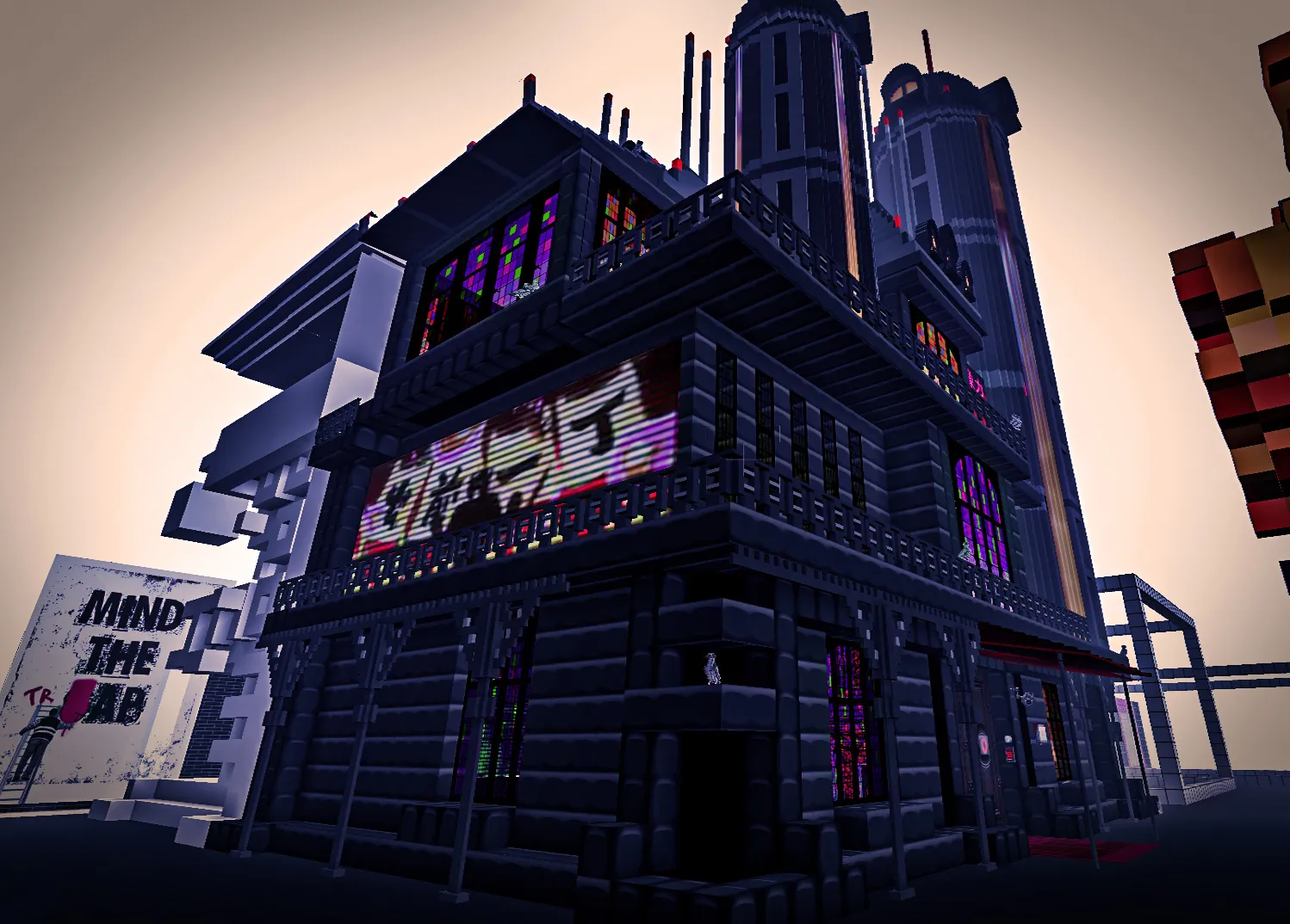 1 Minimak Height, Gangnam in Origin City.
Cryptovoxel Architecture.
Building designed by Alotta Money.

https://www.cryptovoxels.com/play?coords=E@215E,387N