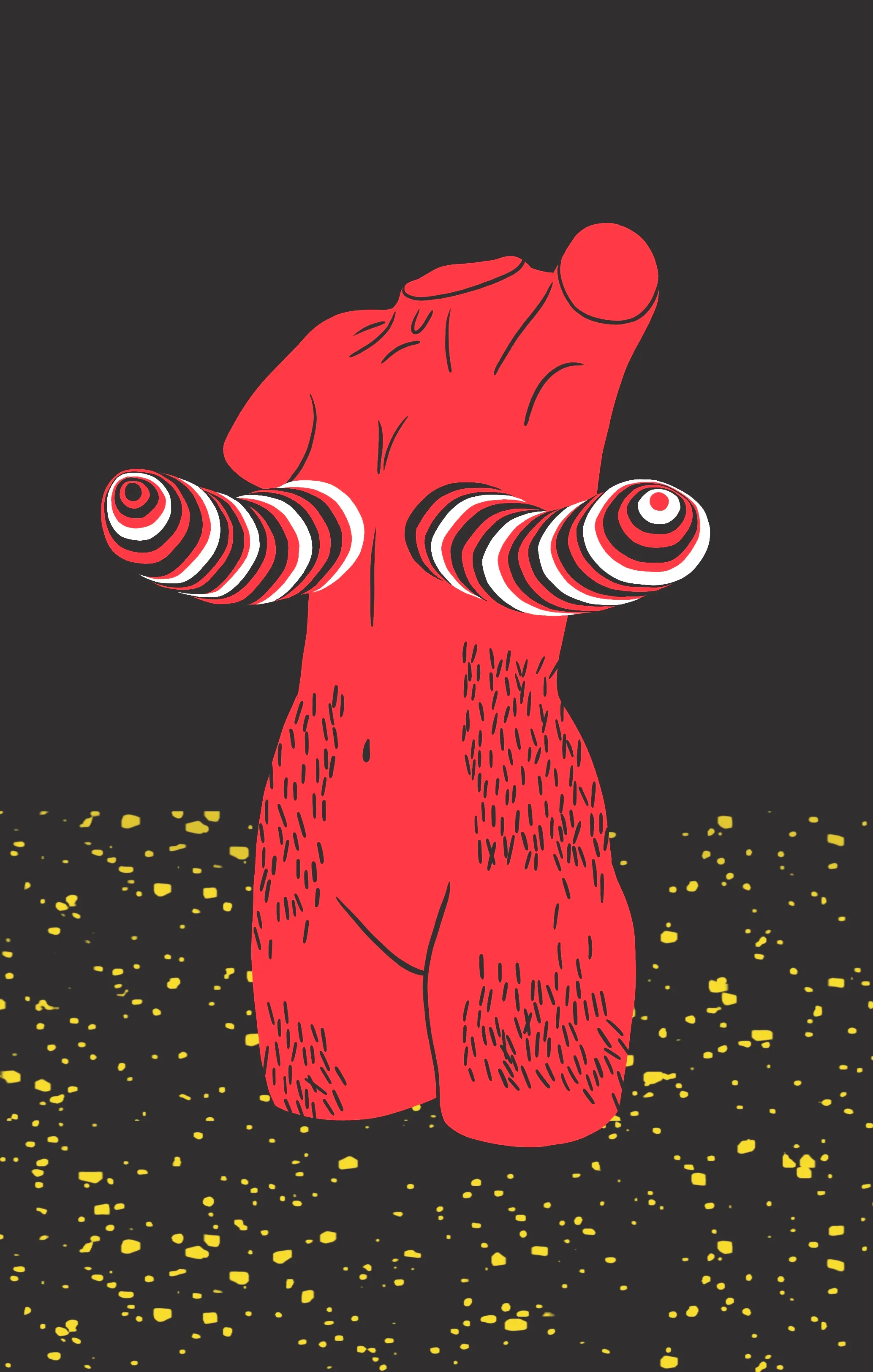 A surreal study of the female body. Part of the series “Fragments”