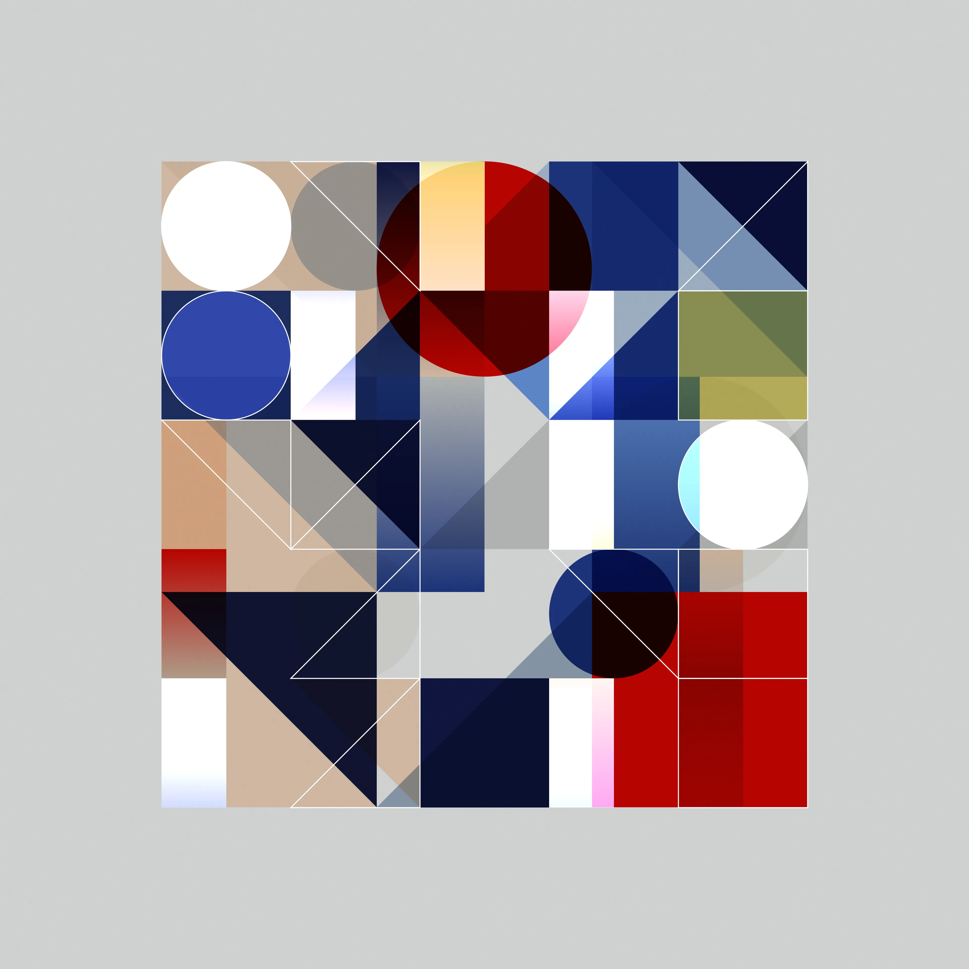 3840px  x 3840px 

This piece is a geometric celebration and acknowledgement of a new era. It's the first piece I've tokenised using an algorithm I've been tweaking recently. Created using Processing.

The colours here are from the brand palette of Joe Biden's winning presidential campaign. 

Thank God the other guy lost.