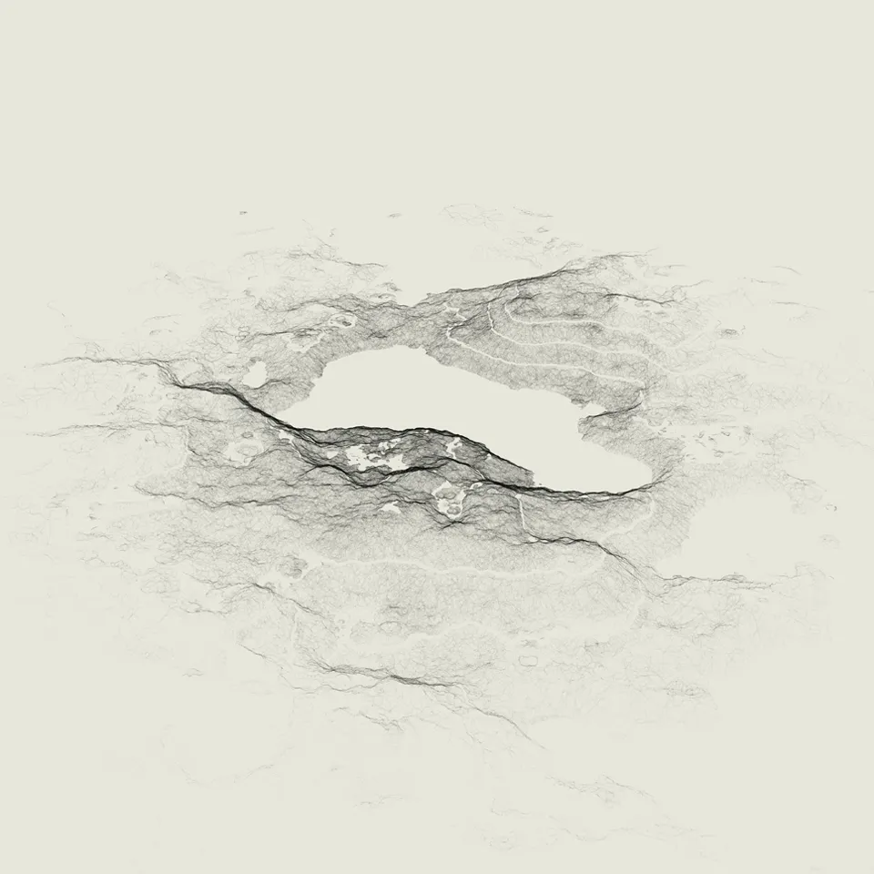 Generative particle landscape