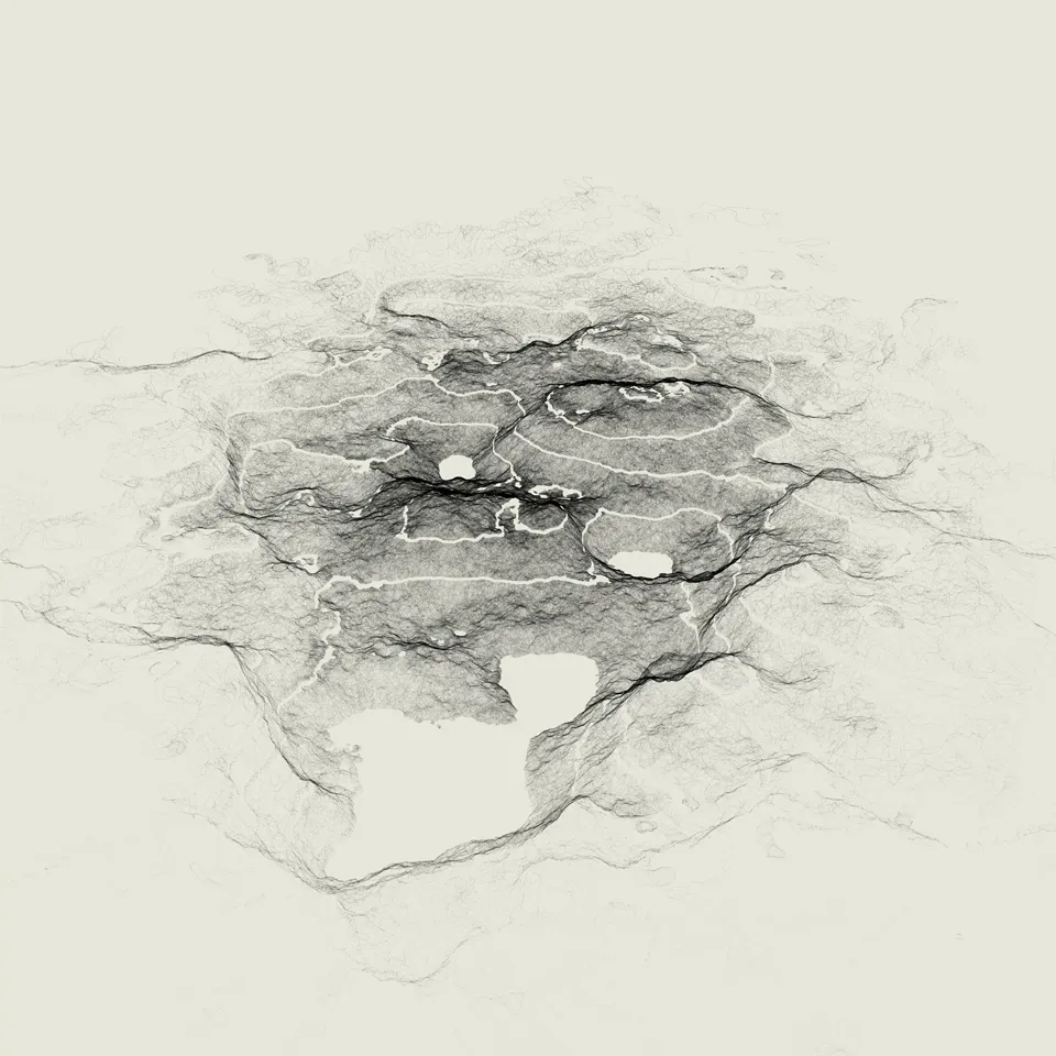 Generative particle landscape.