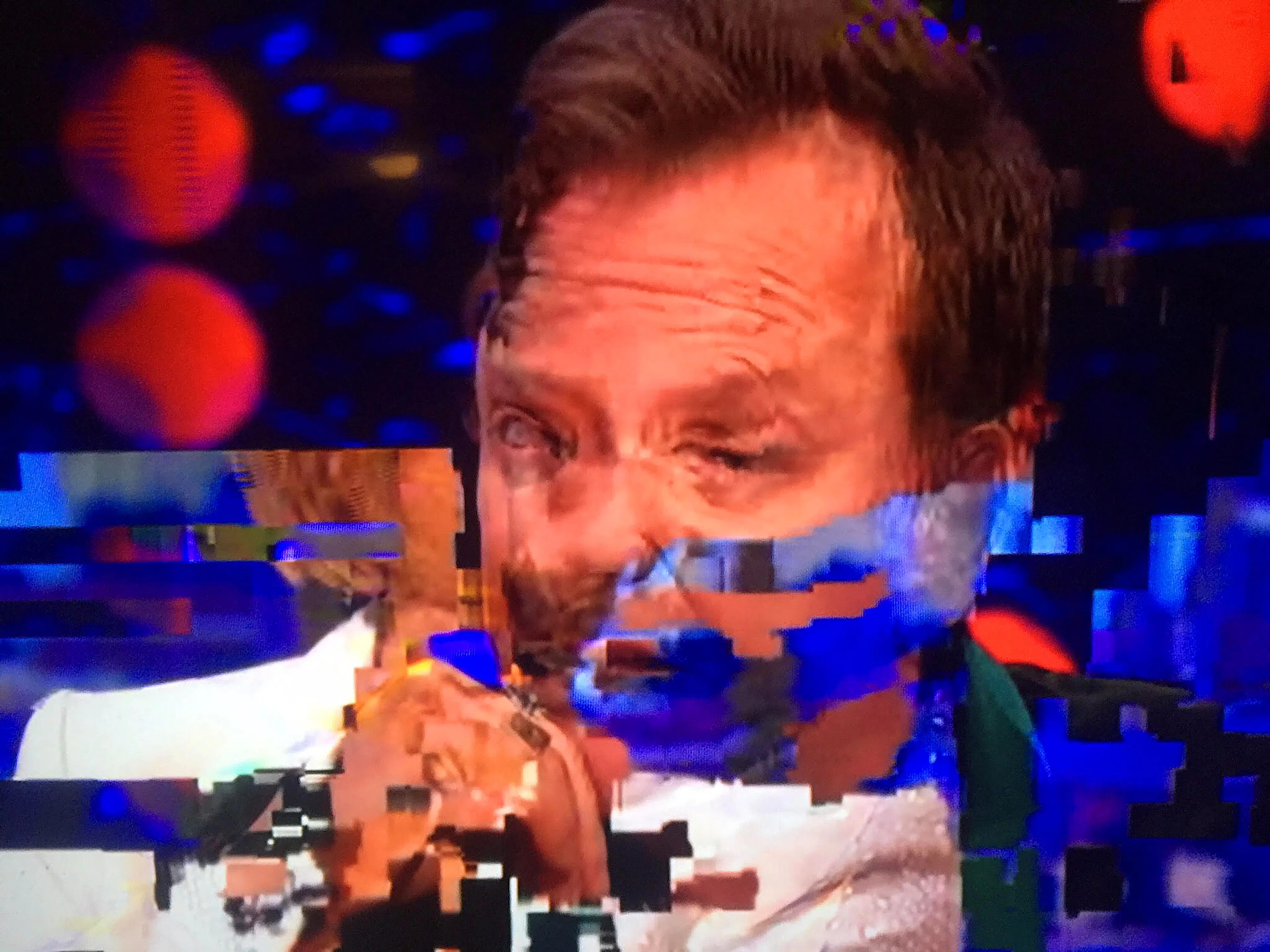 Harman's Android Plaza is a collection of digital artworks using a specially formulated algorithm. Within the corruption of the digital image, there is a breaking up of the information, which leaves the viewer to interpret the space between abstraction and figuration. He then digitally paints elements of the composition referencing Richter whilst the mangled figuration echoes Francis Bacon and Frank Auerbach.